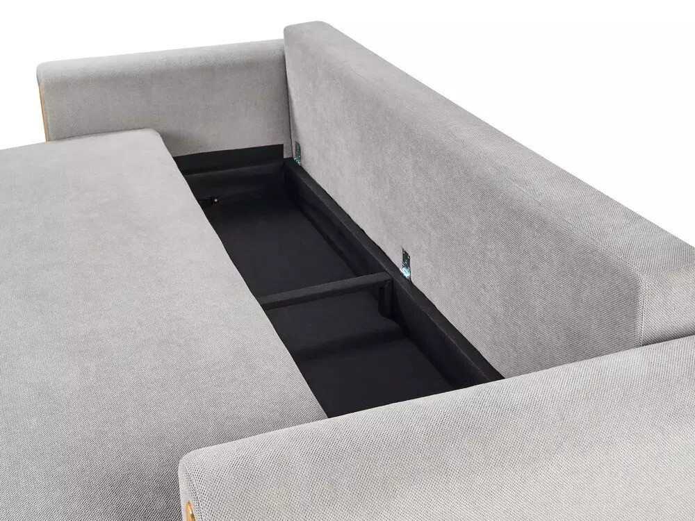 Dīvāns gulta Berwyn 2936 (Pelēks)