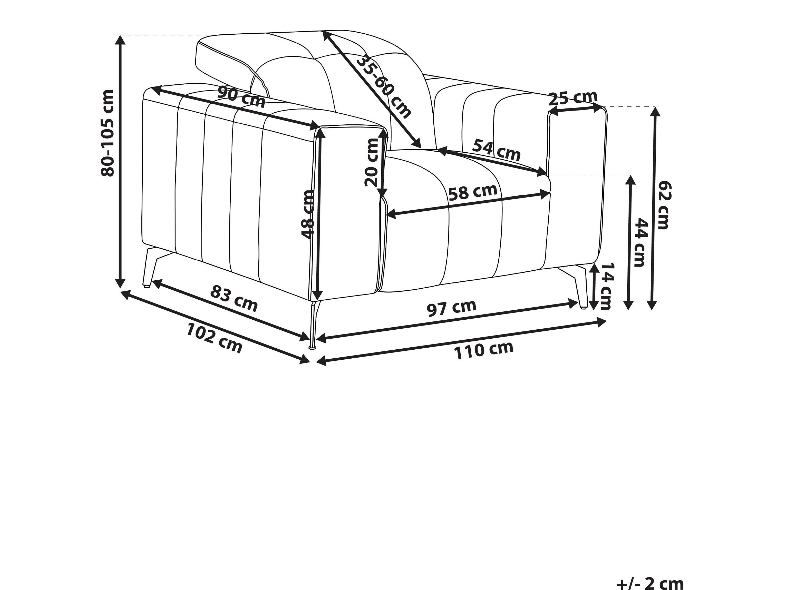 Krēsls Berwyn 2944 (Taupe)