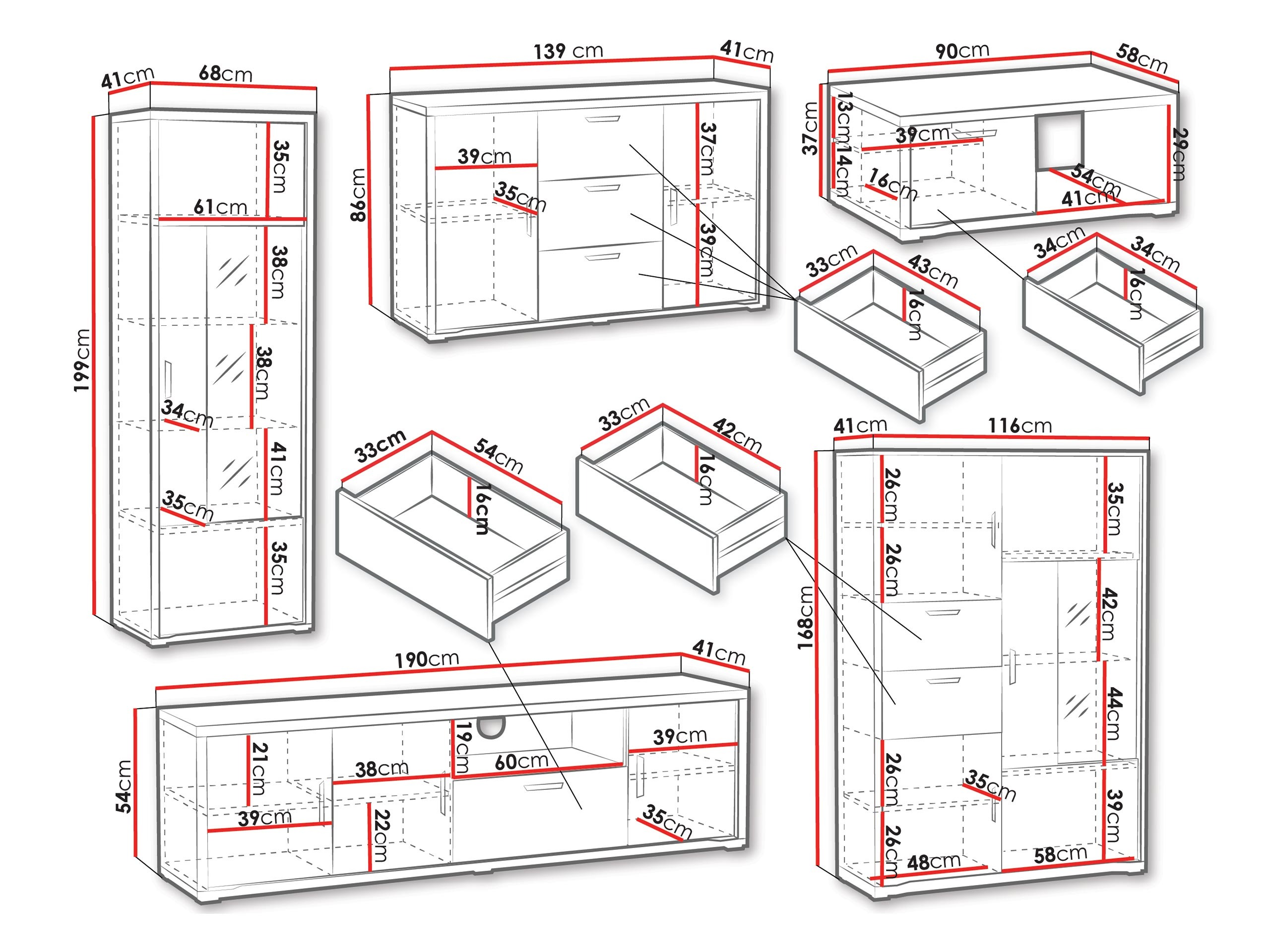 Viesistabas komplekts Elisale 110