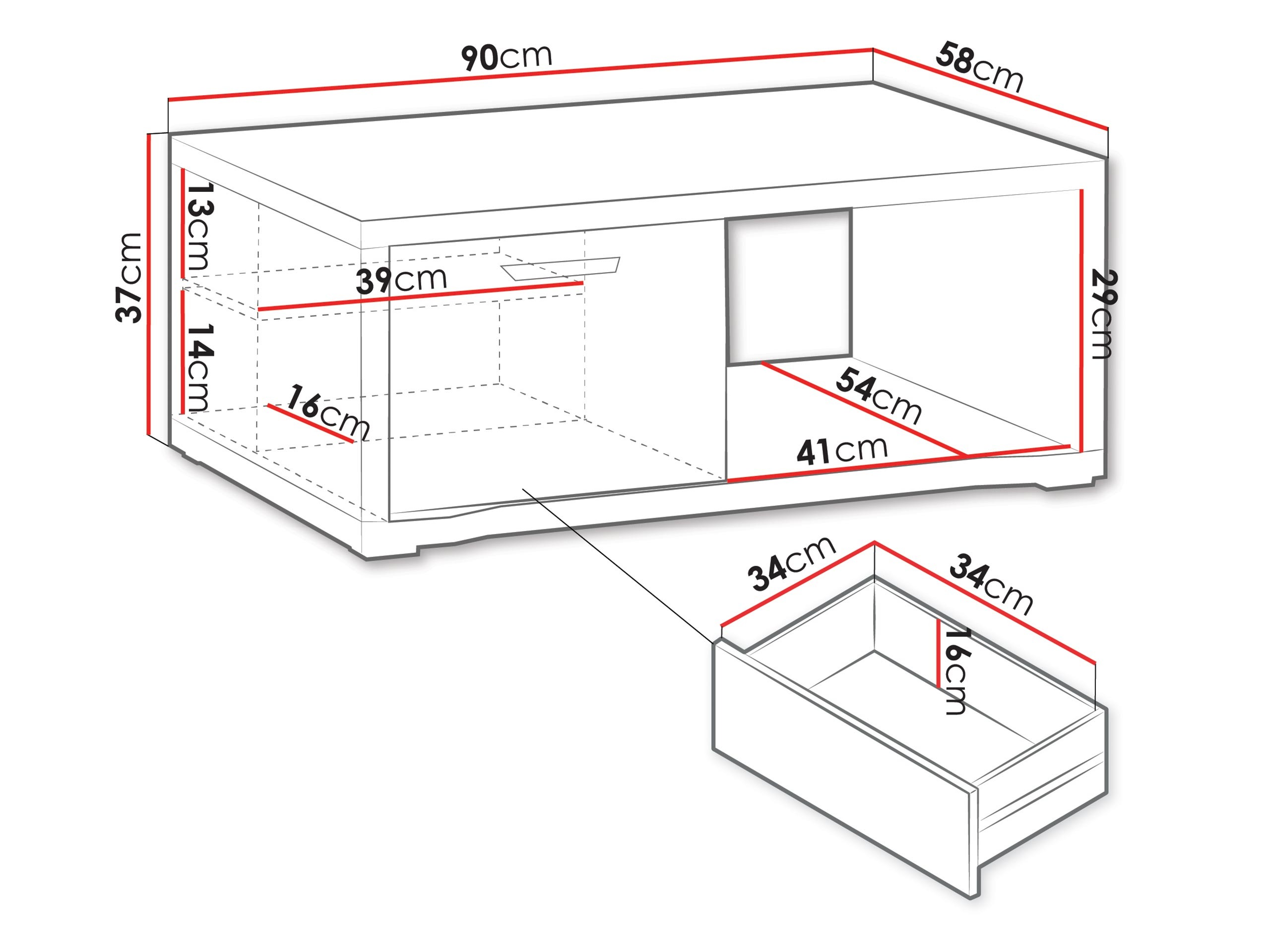 Žurnālu galdiņš Elisale 109