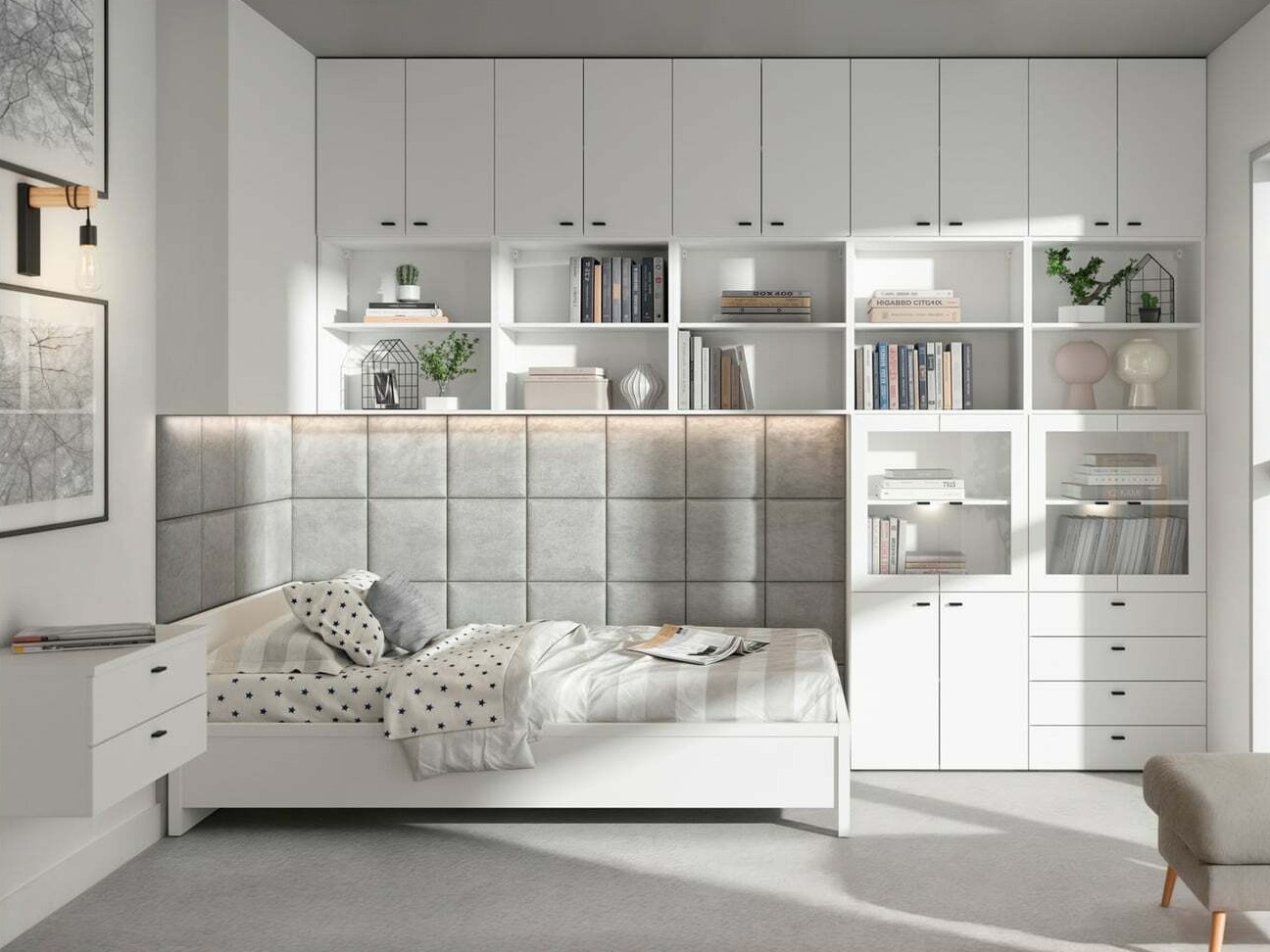 Skapis Merciru 104 (Balts)