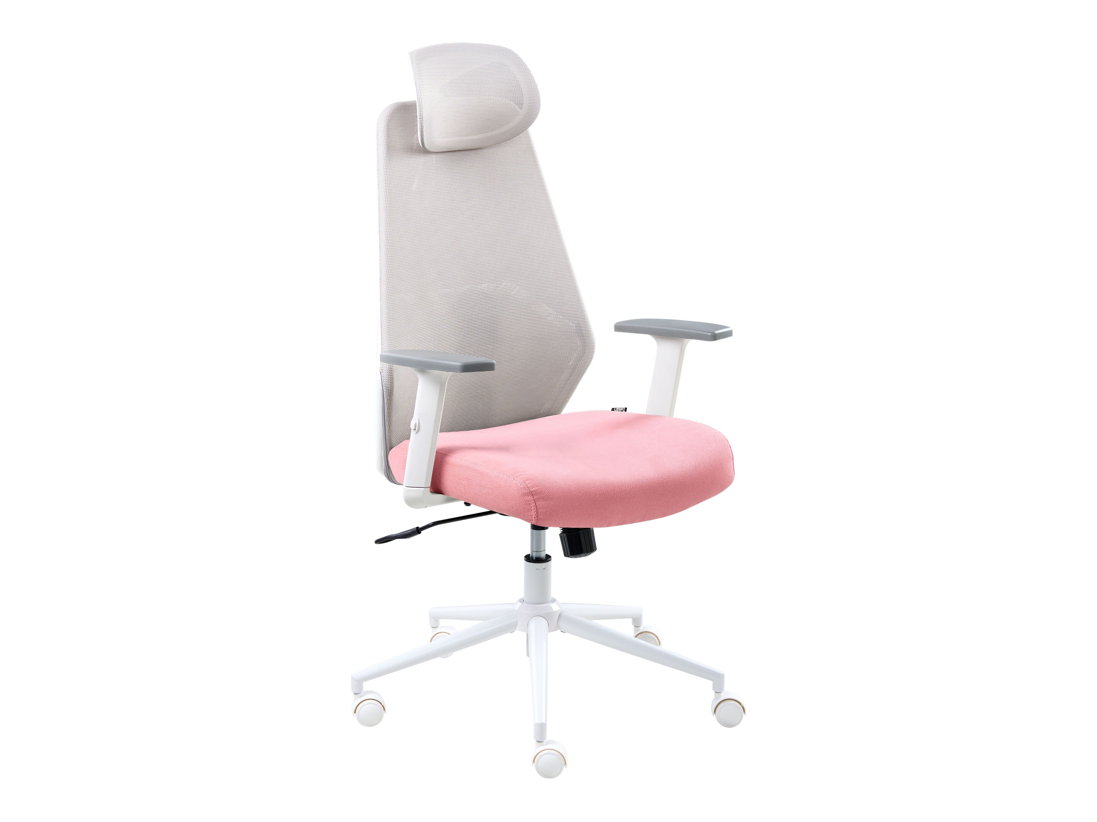 Biroja krēsls Berwyn 2967 (Pelēks + Tumši rozā)