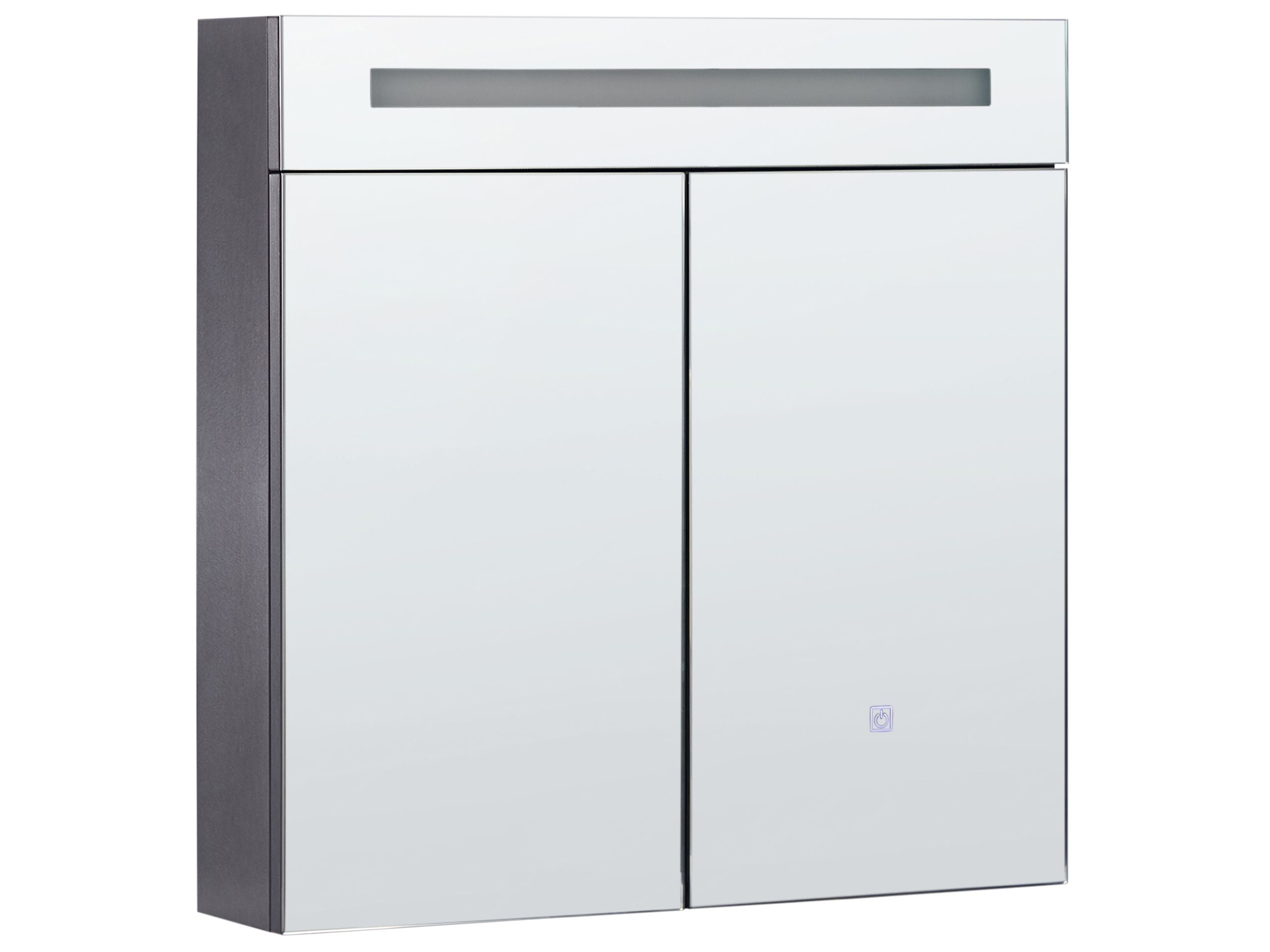 Vannas istabas skapis ar spoguli Berwyn 2154 (Melns)