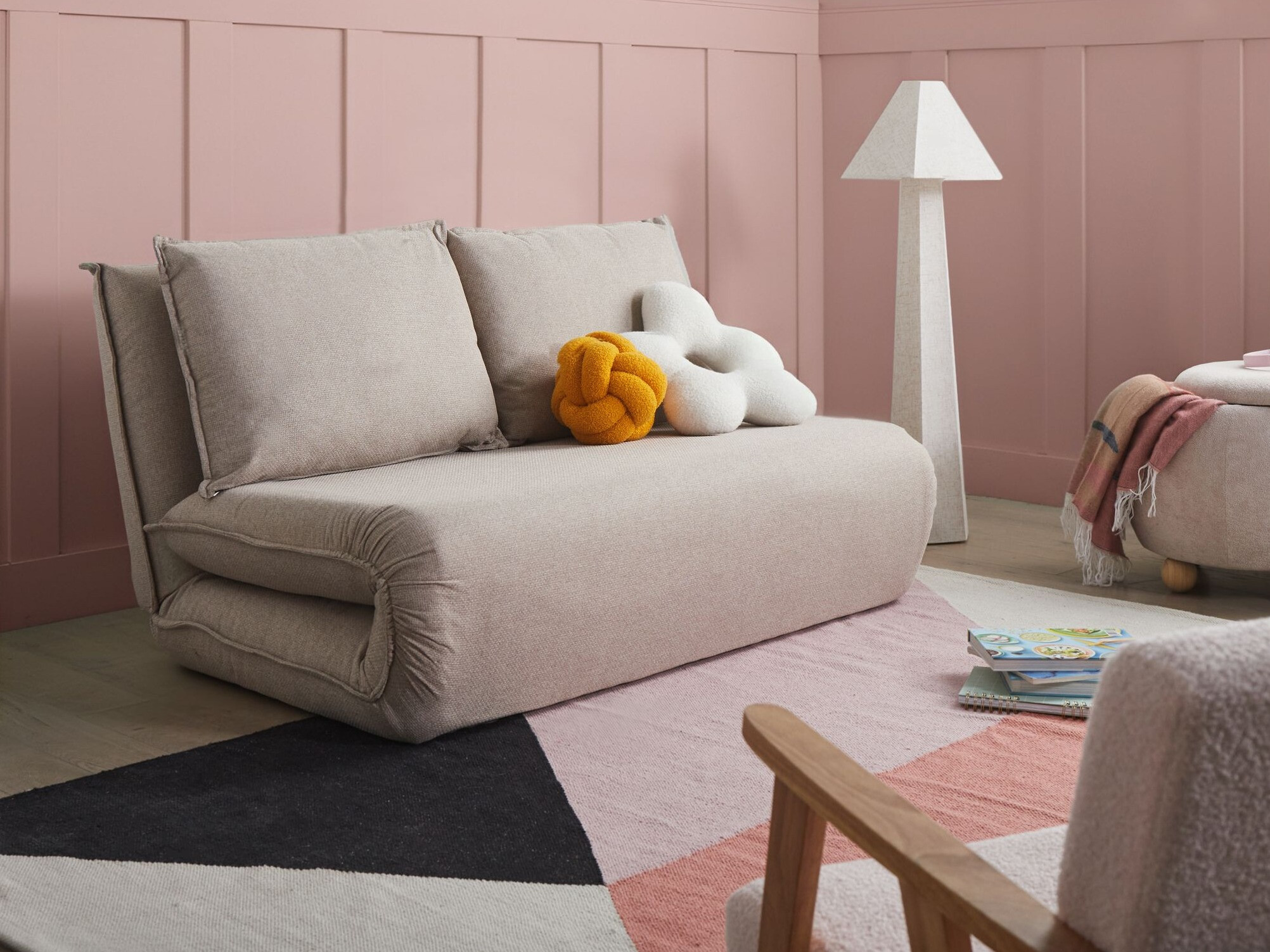 Dīvāns gulta Berwyn 2997 (Bēšs)