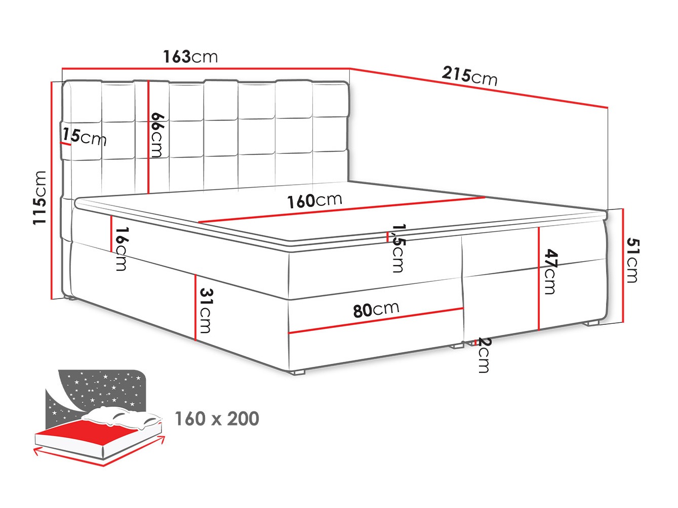 Kontinentālā gulta Pomona 117 (Kronos 22)