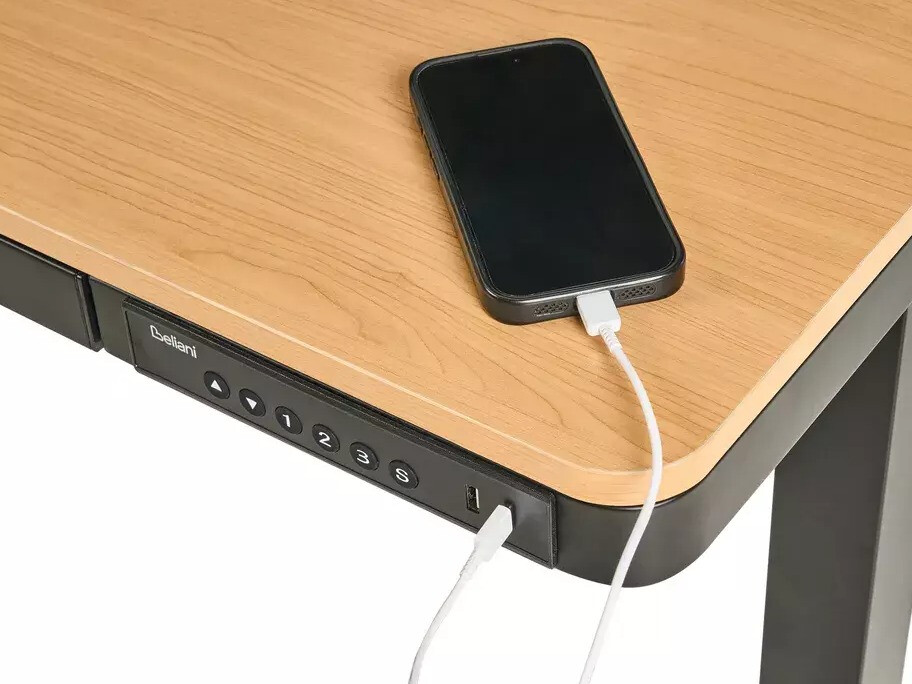 Rakstāmgalds ar regulējamu augstumu Berwyn 2994 (Melns + Gaiši brūns)