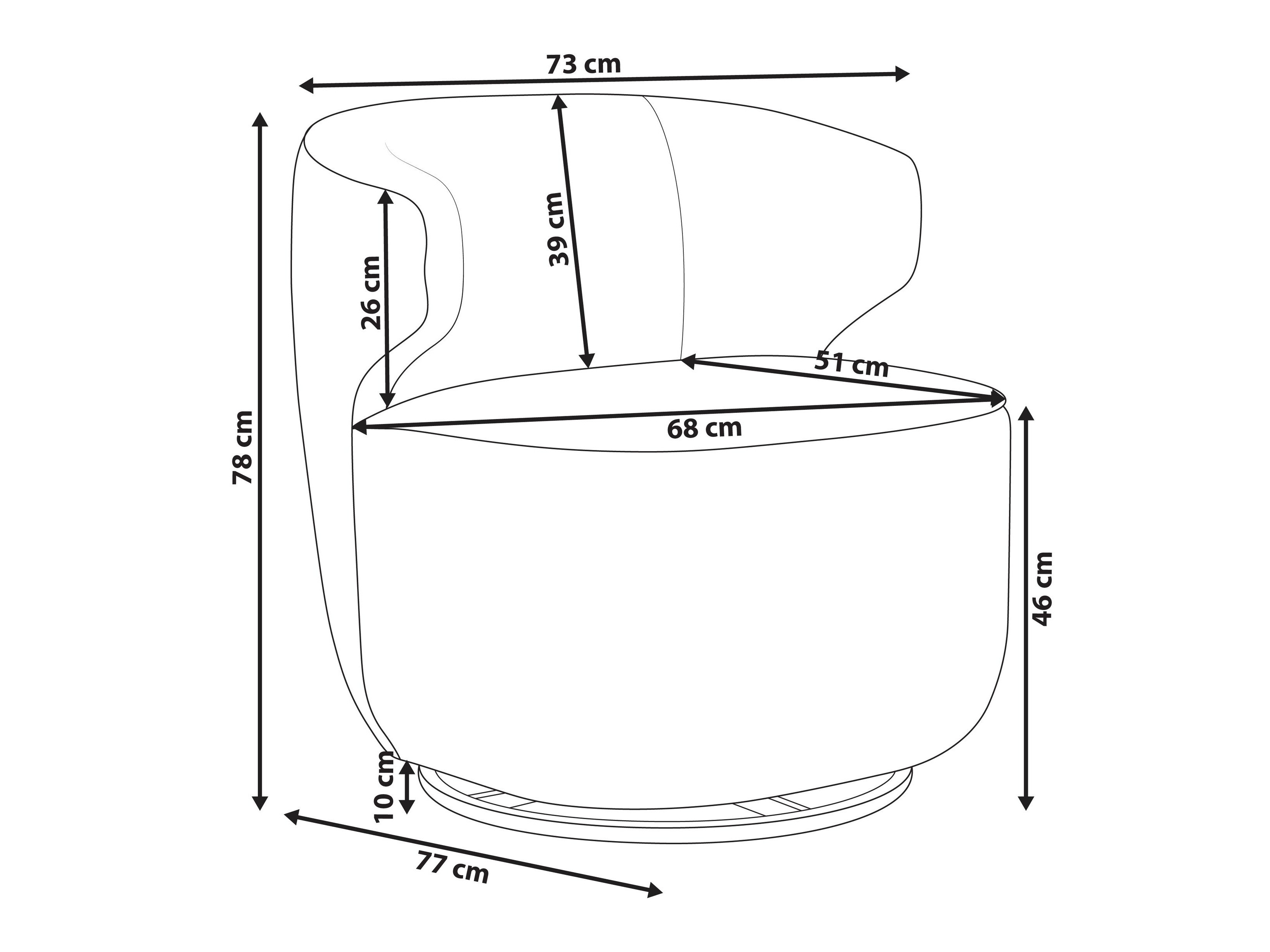 Krēsls Berwyn 3000 (Gaiši bēšs)