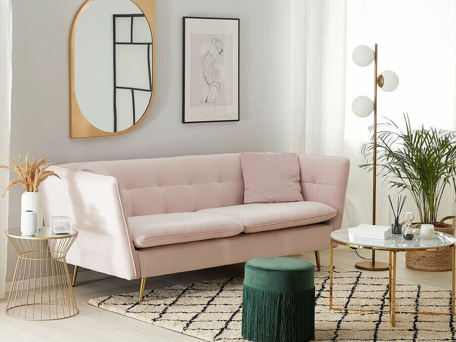 Dīvāns Berwyn 1245 (Tumši rozā)