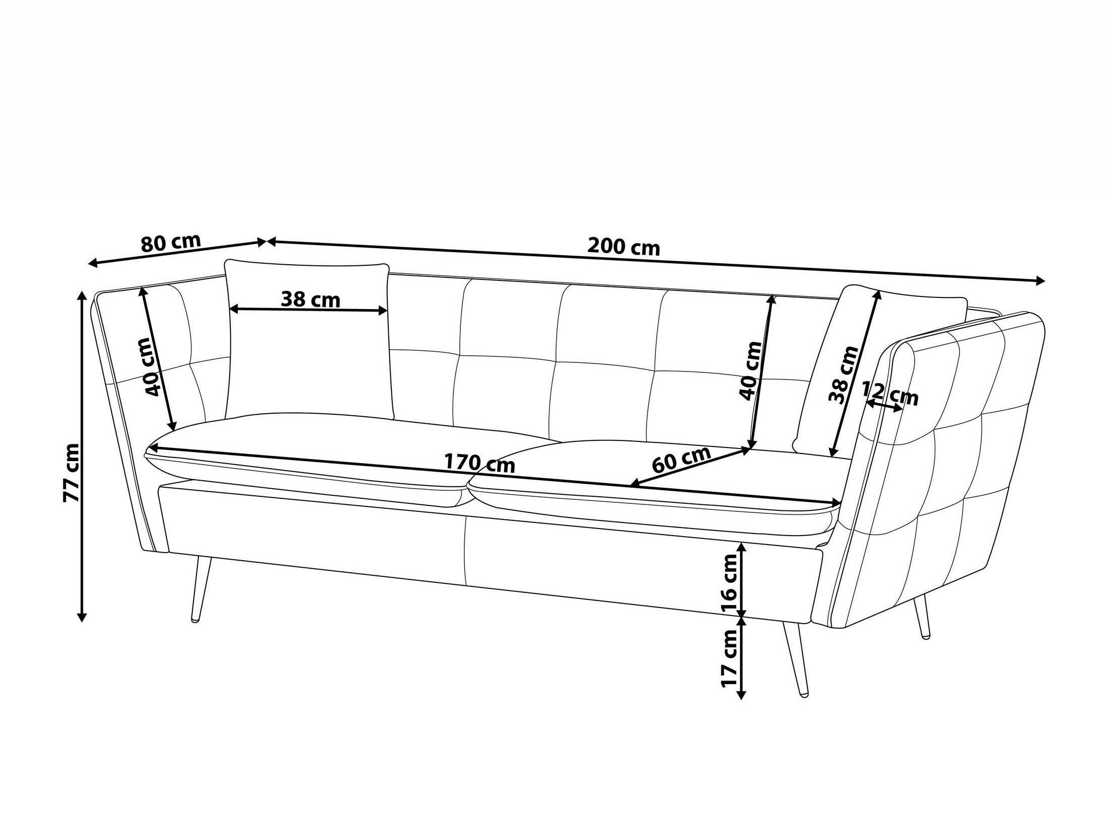 Dīvāns Berwyn 3023
