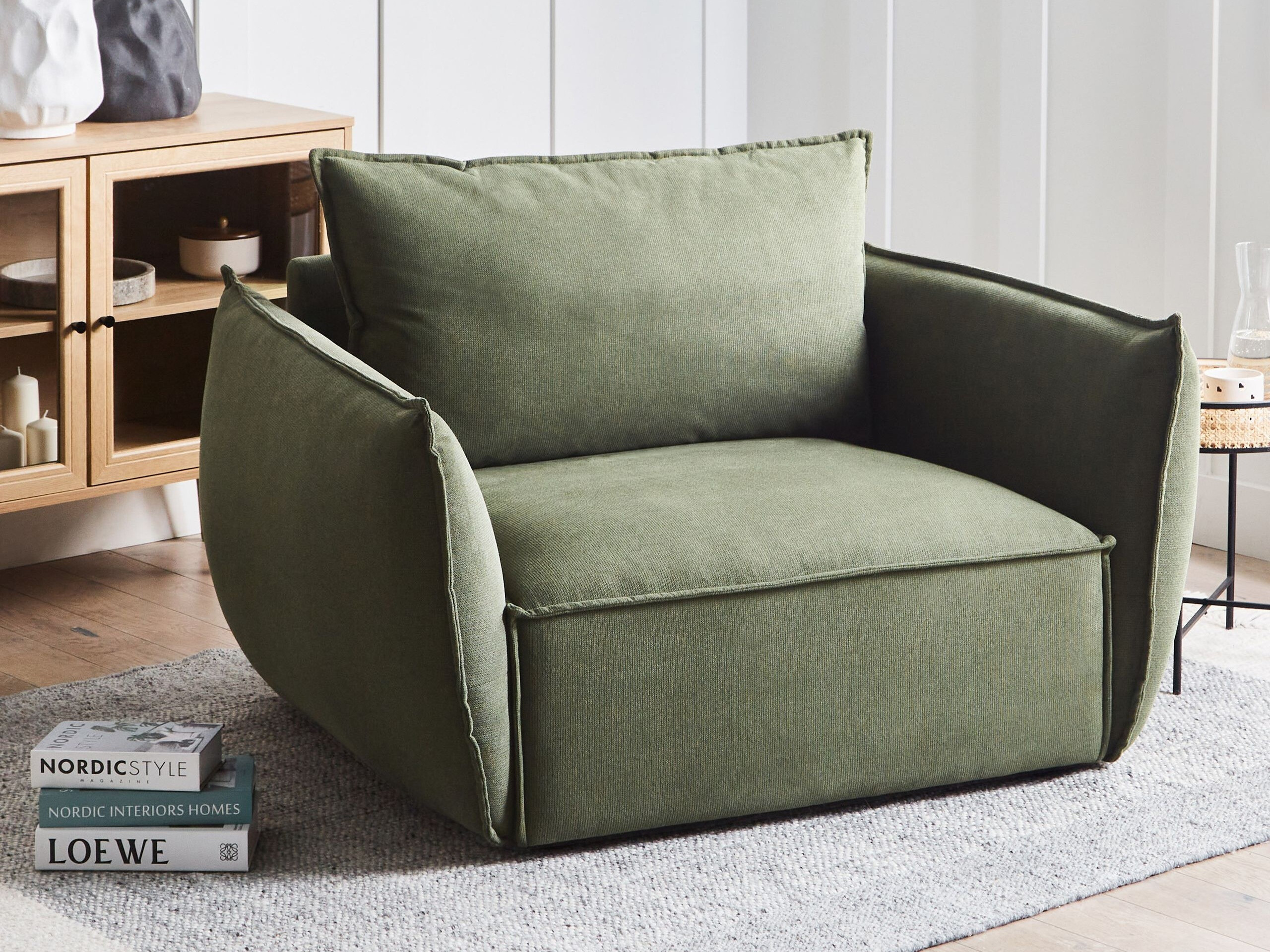 Krēsls Berwyn 2704 (Tumši zaļš)