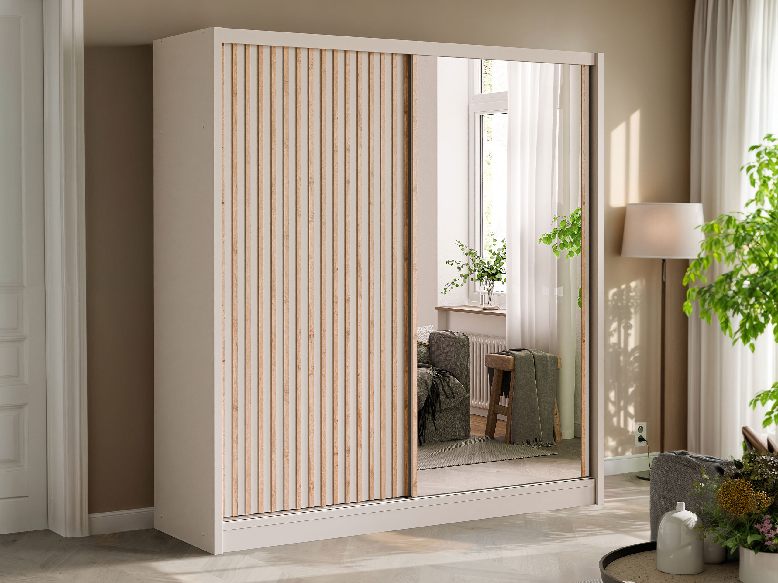 Skapis Honolulu 274 (Kašmirs + Votan ozols)