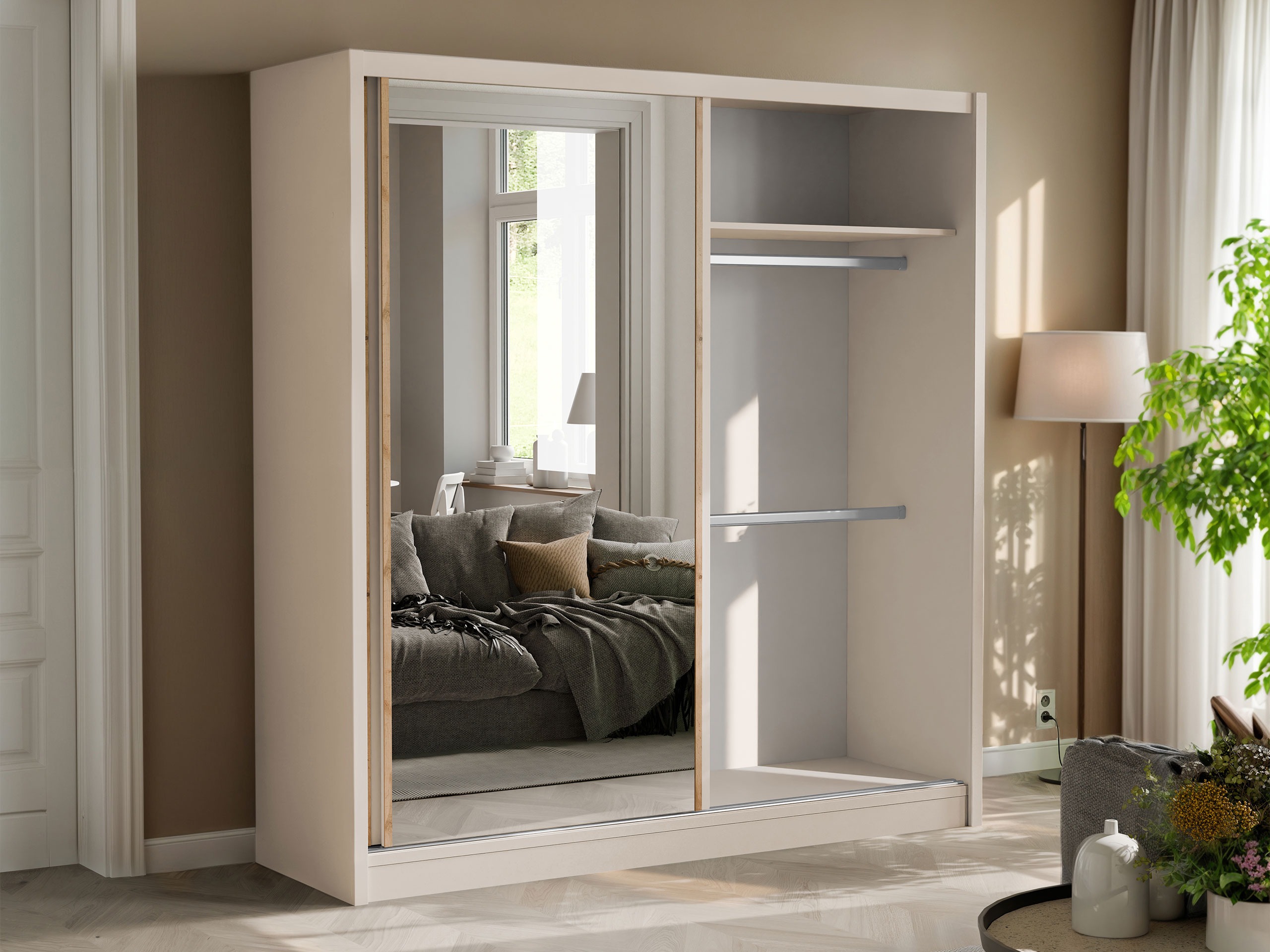 Skapis Honolulu 274 (Kašmirs + Votan ozols)