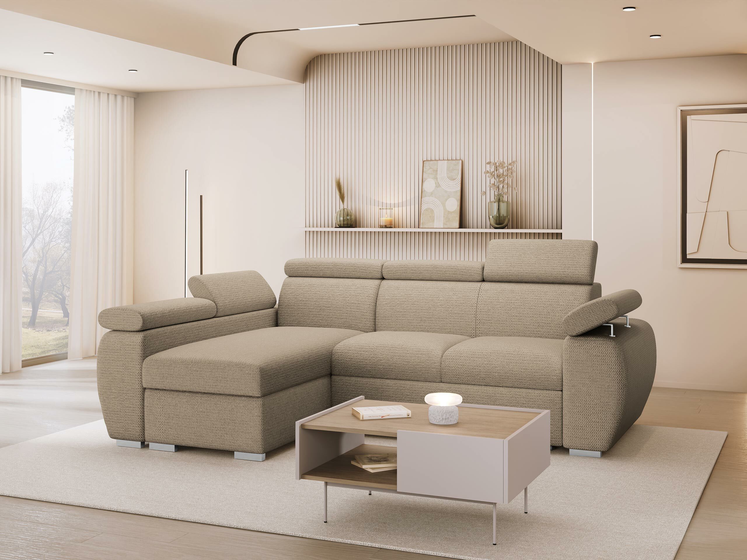 Stūra dīvāns Columbus 132 (Aragon 14)