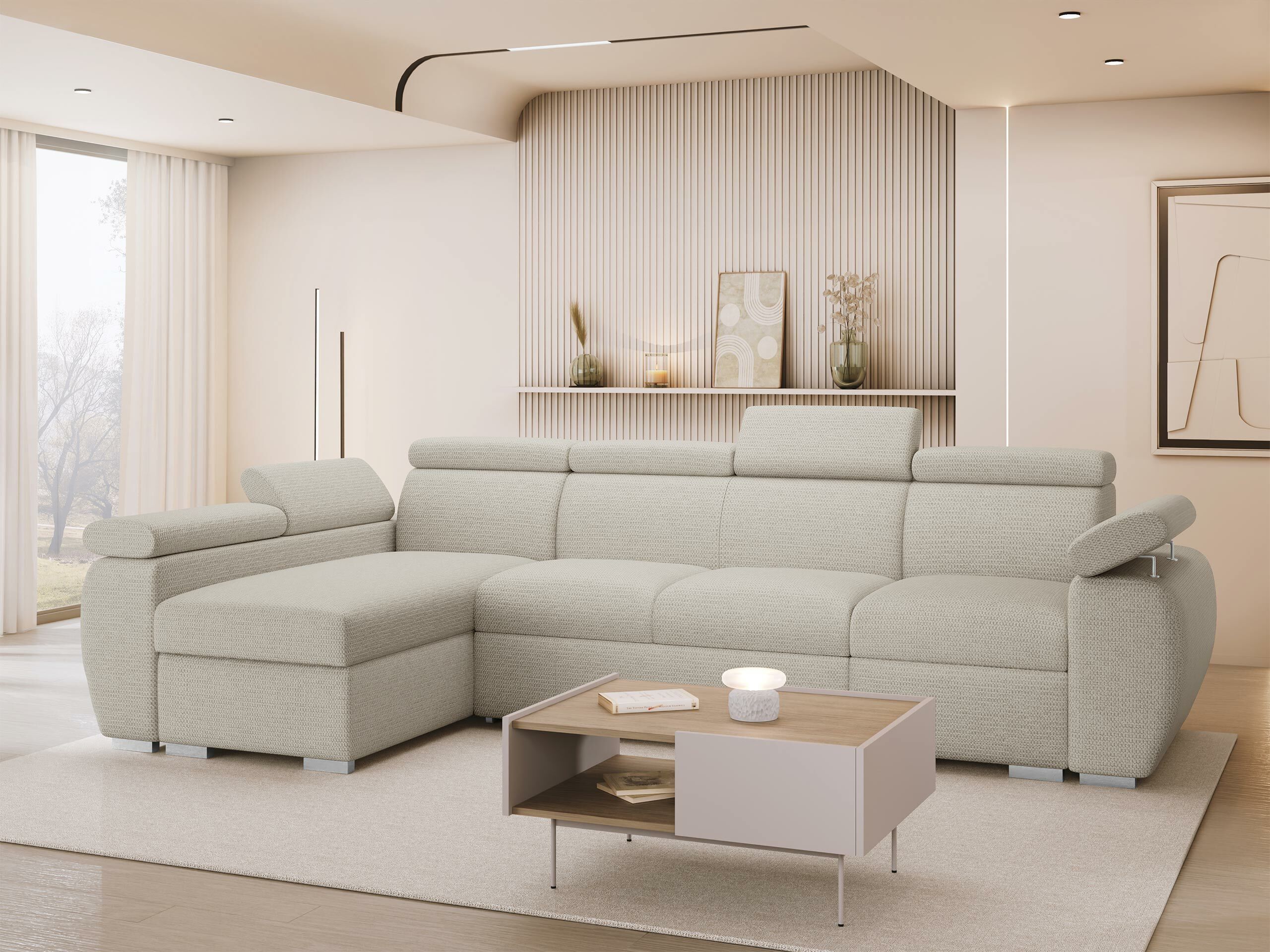 Stūra dīvāns Columbus 227 (Aragon 03)