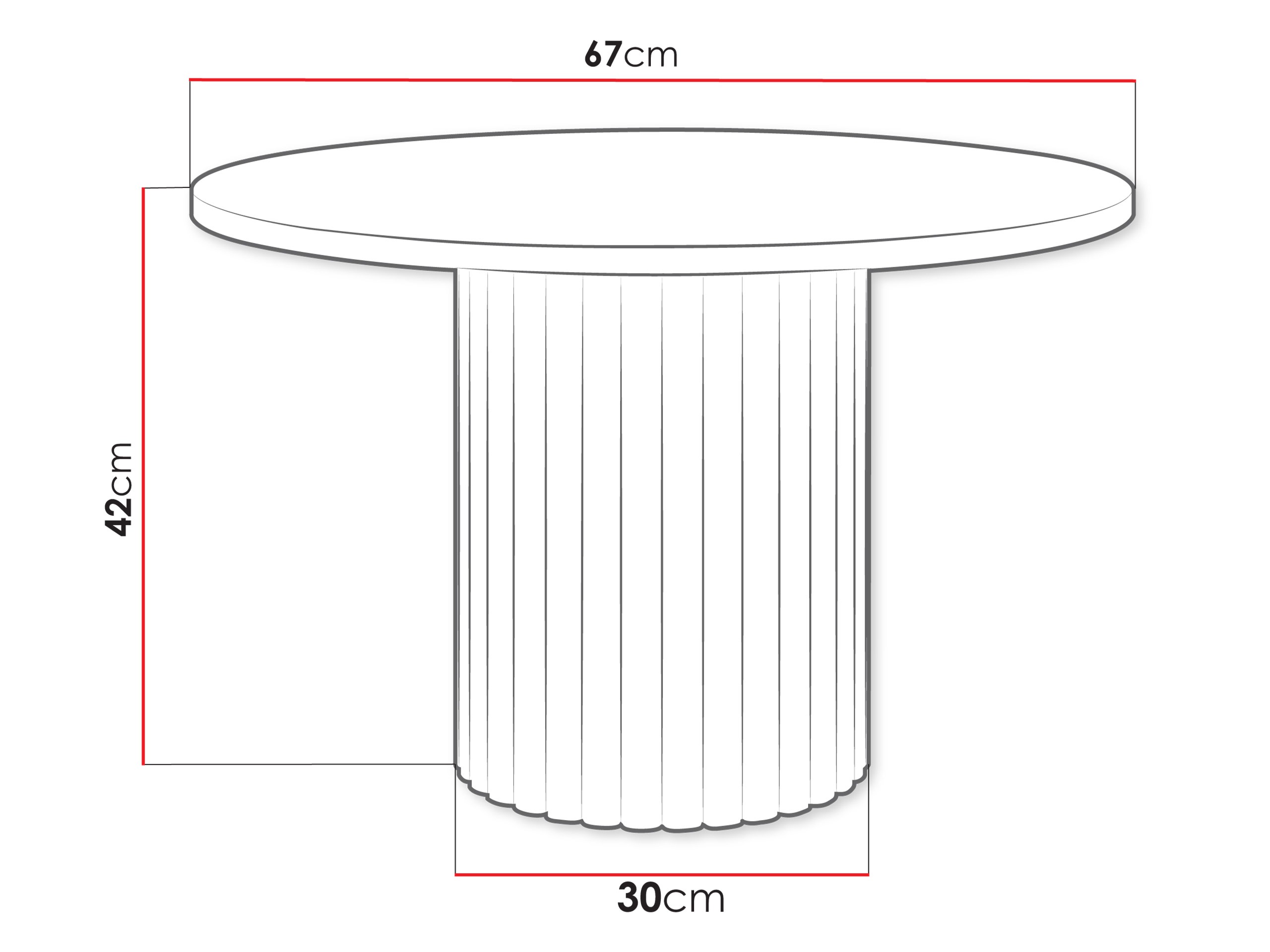 Žurnālu galdiņš Dearborn 107 (Kašmirs)