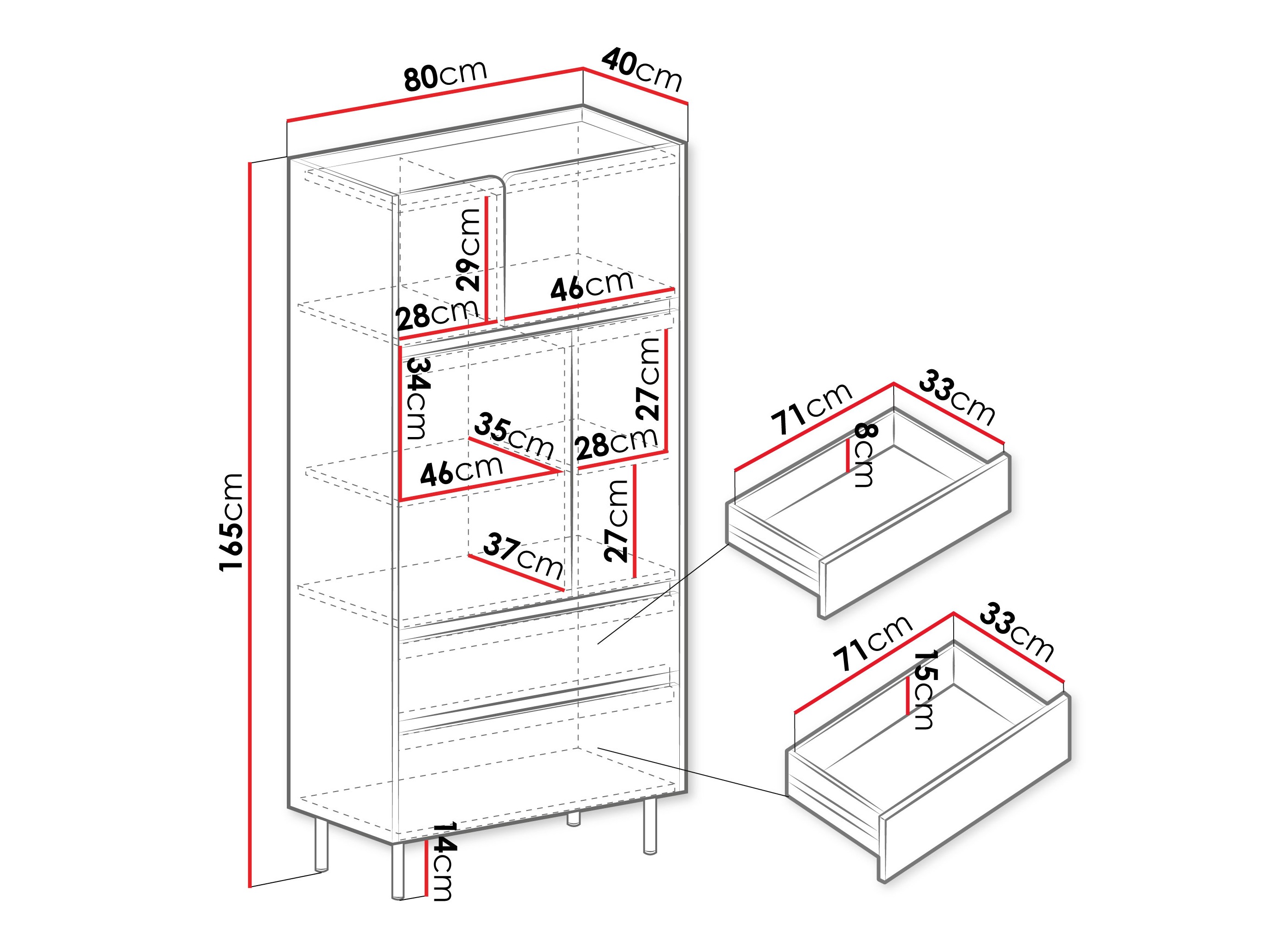 Plaukts Fiosono 104 (Eikalipts + Ozols)