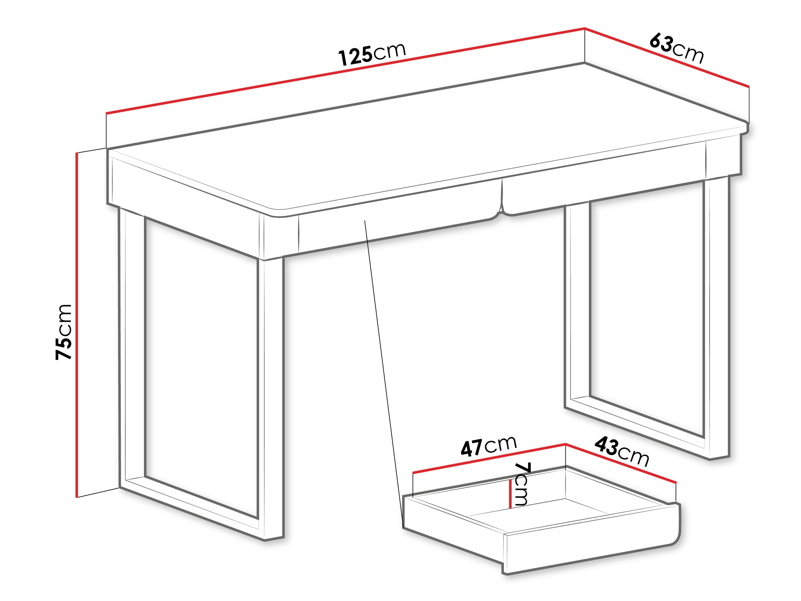 Rakstāmgalds Fiosono 109 (Putekļaini zaļa + Ozols)