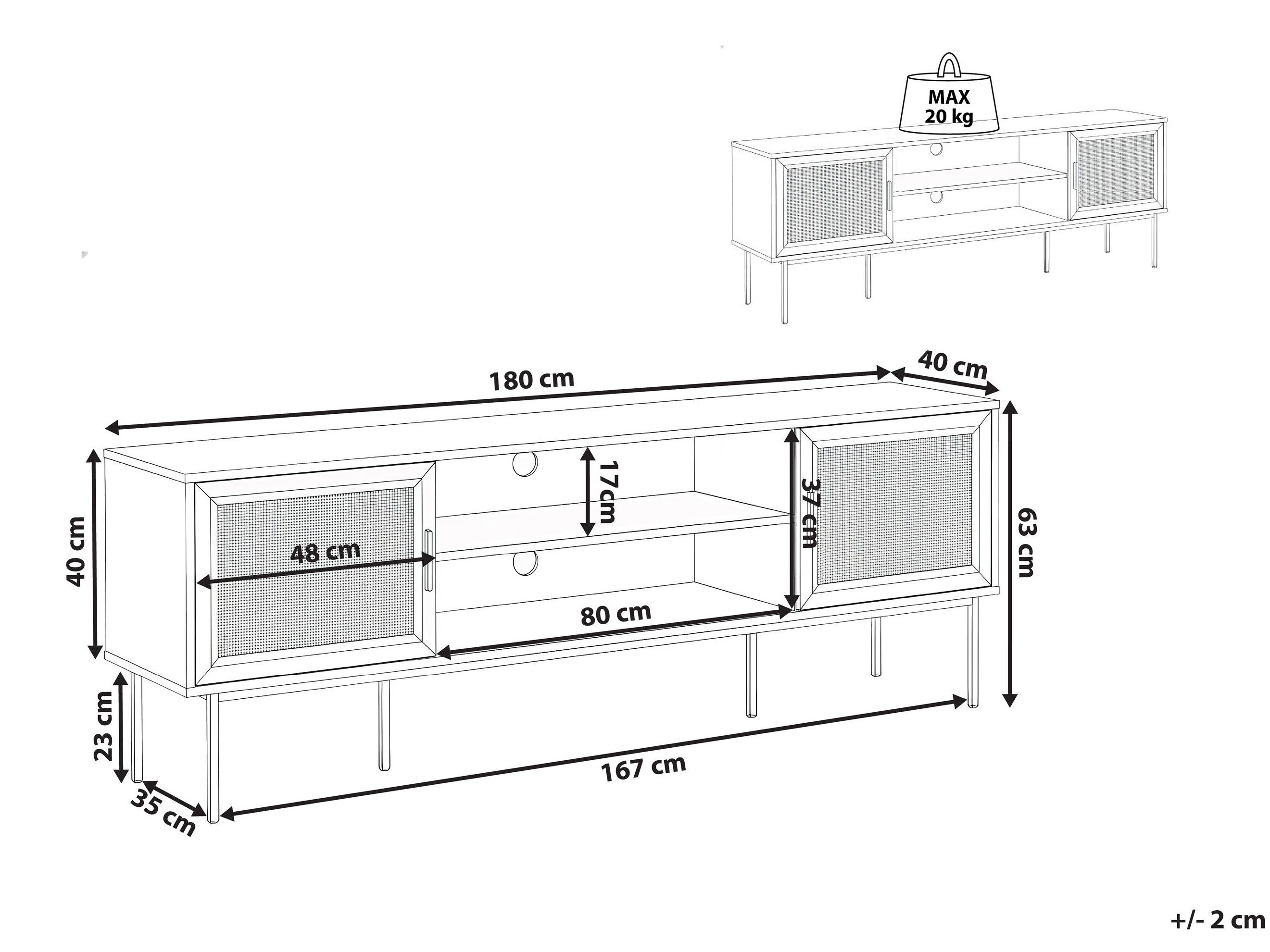TV galds Levfelu 109