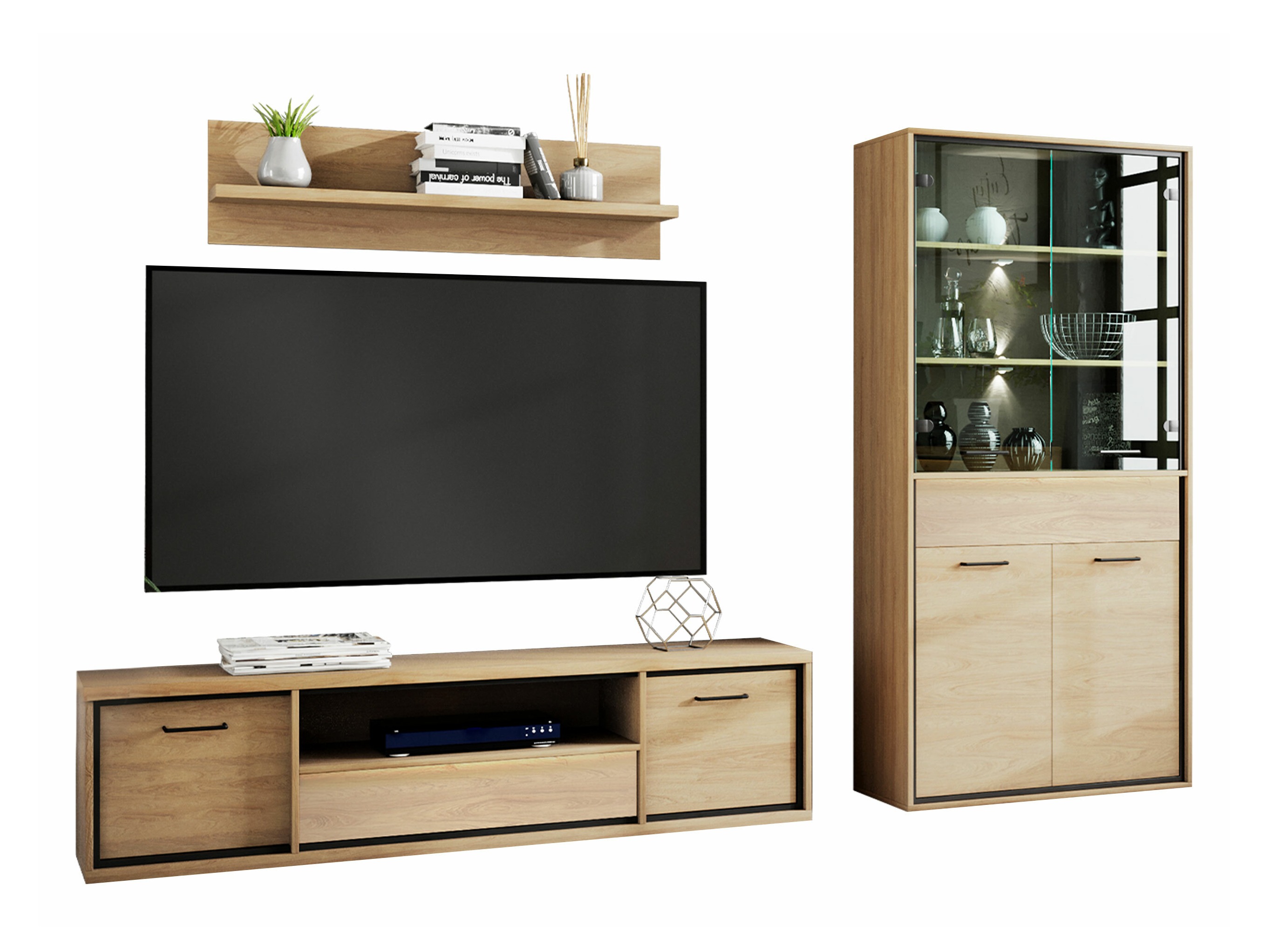 Viesistabas komplekts Etrmoni 119 (Gaišs koks)