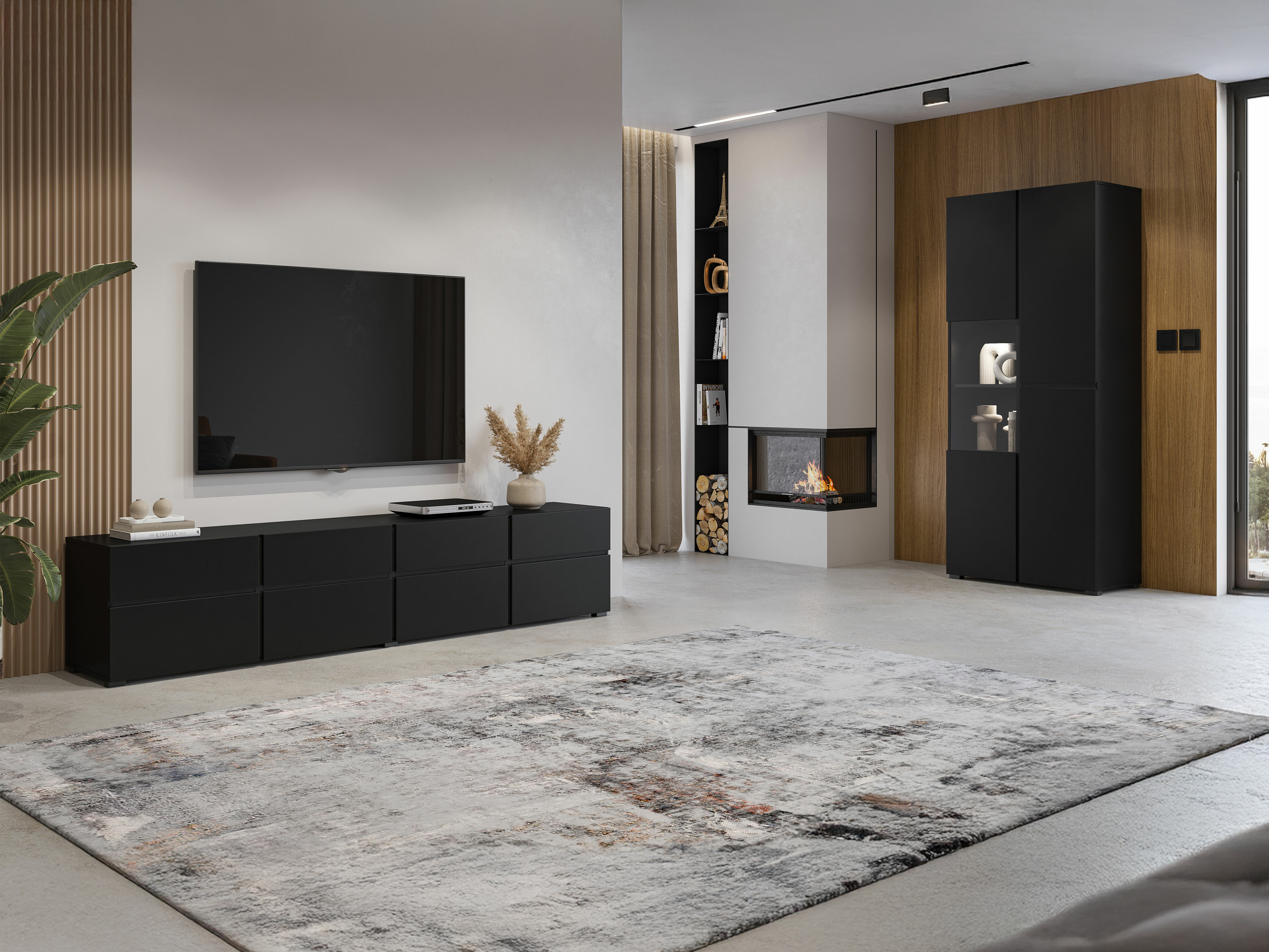 Plaukts Alfere 110 (Melns)