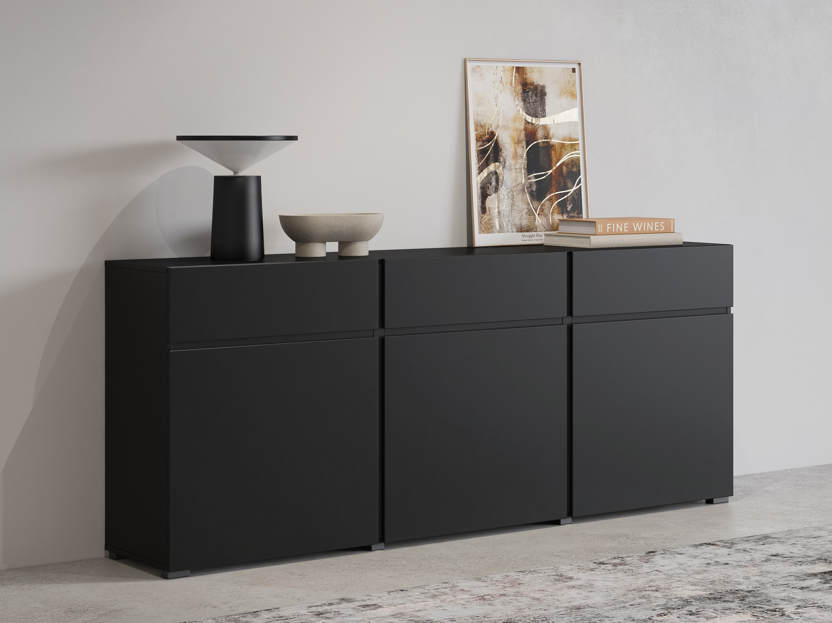 Kumode Alfere 103 (Melns)