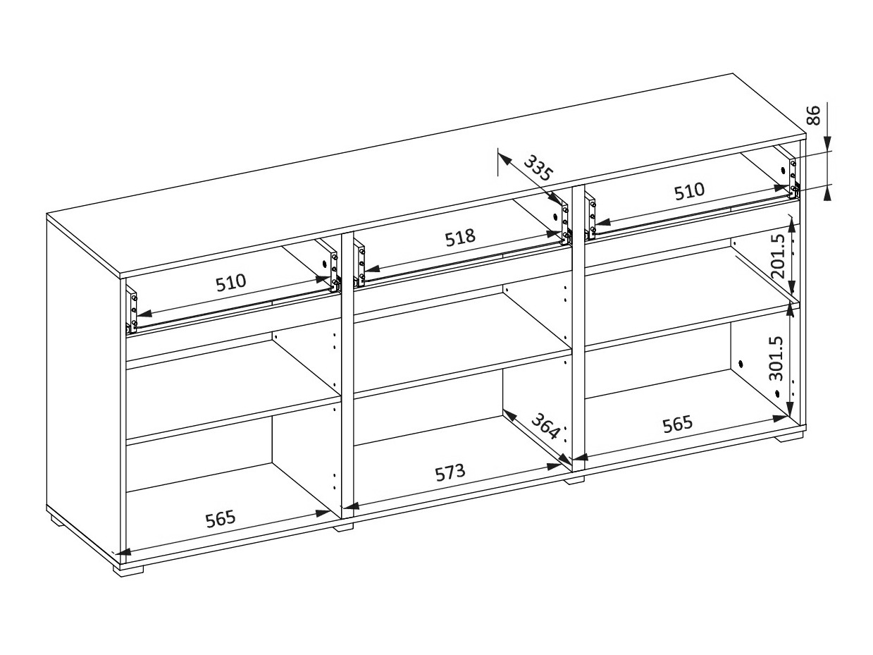 Kumode Alfere 103 (Melns)