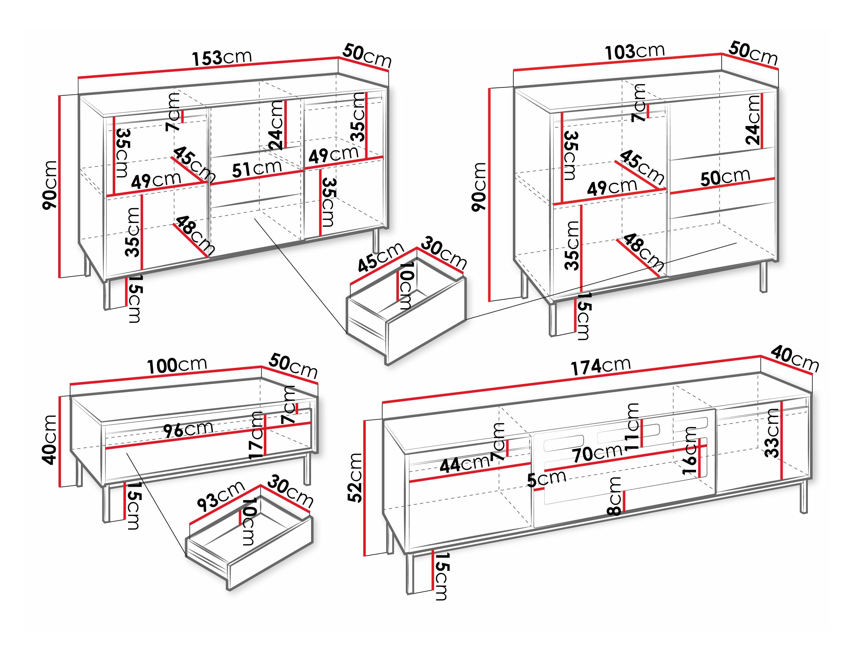 Viesistabas komplekts Comfivo Delruva III (Balts)