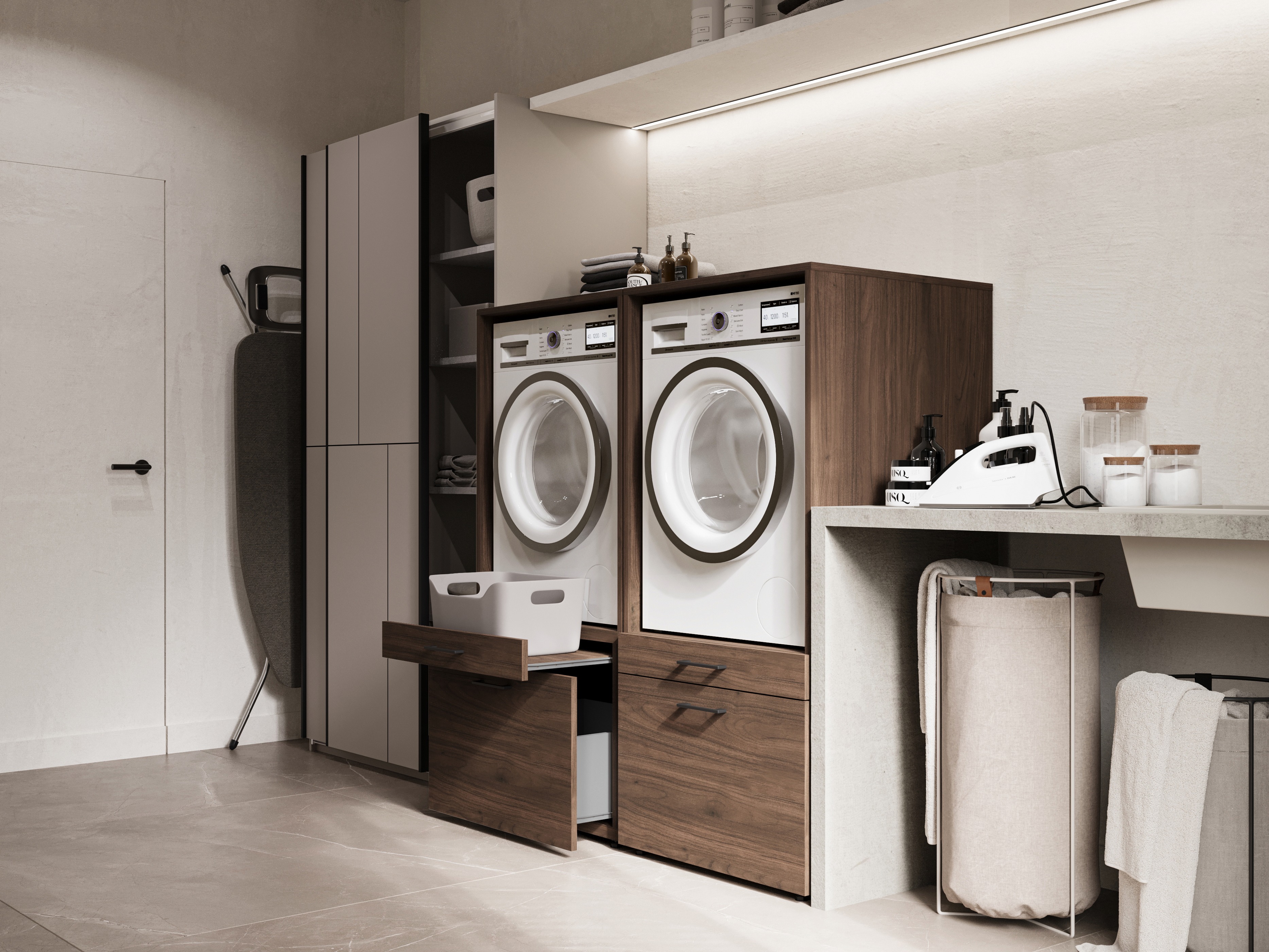 Vannas komplekts Novdele 105 (Riekstkoks)