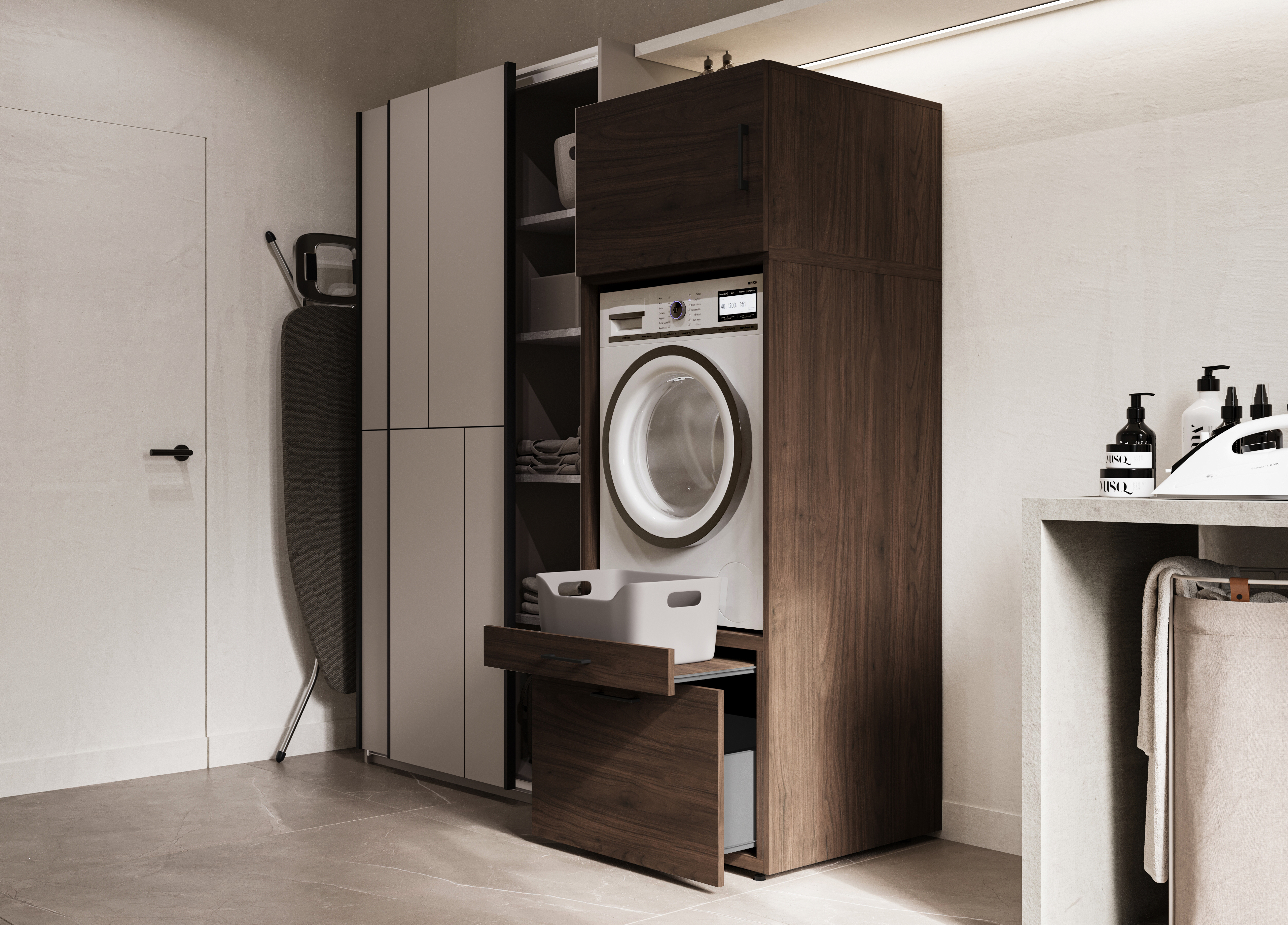 Vannas komplekts Novdele 106 (Riekstkoks)