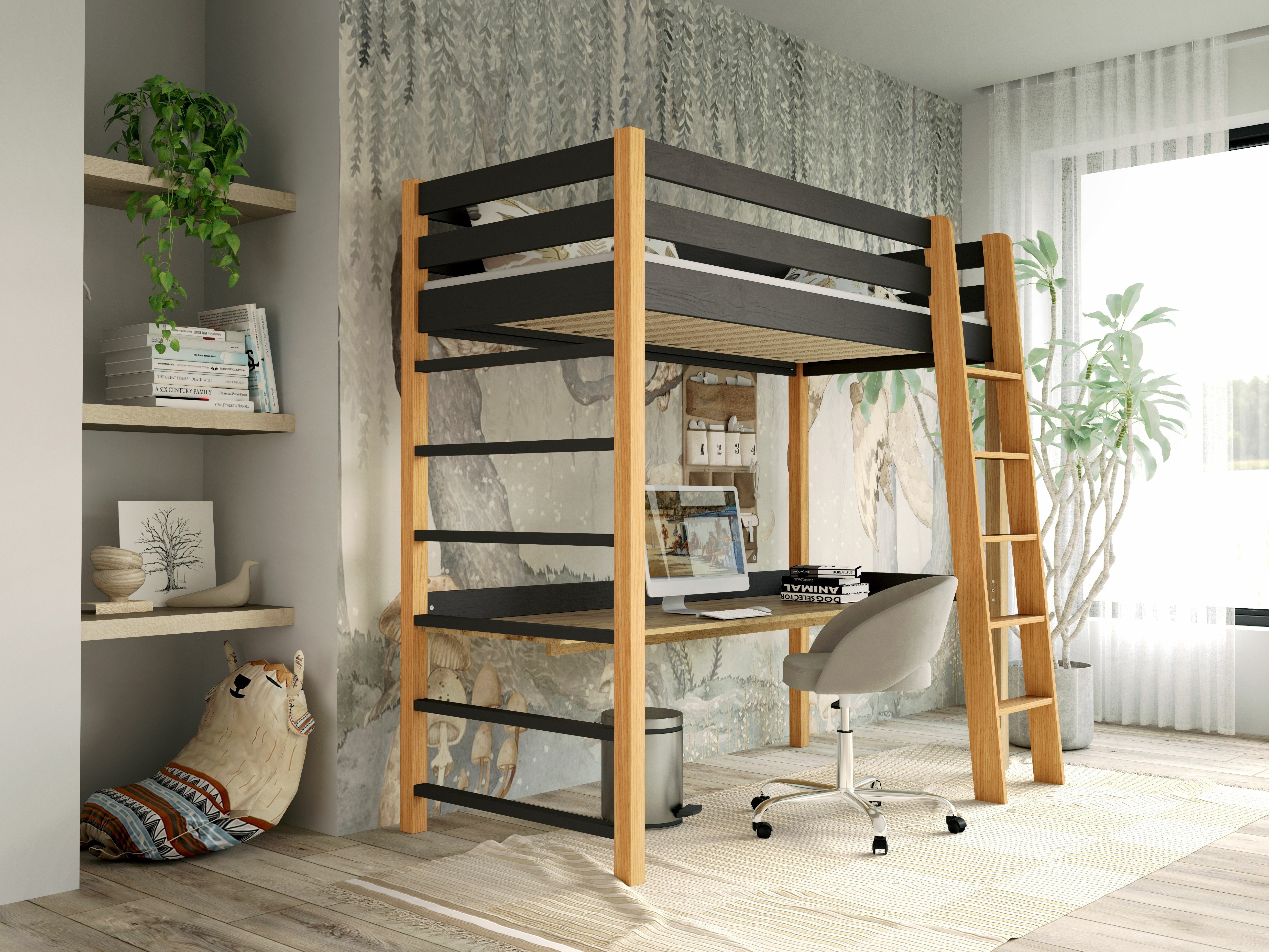 Augsta gulta Ogden 173 (Melns)