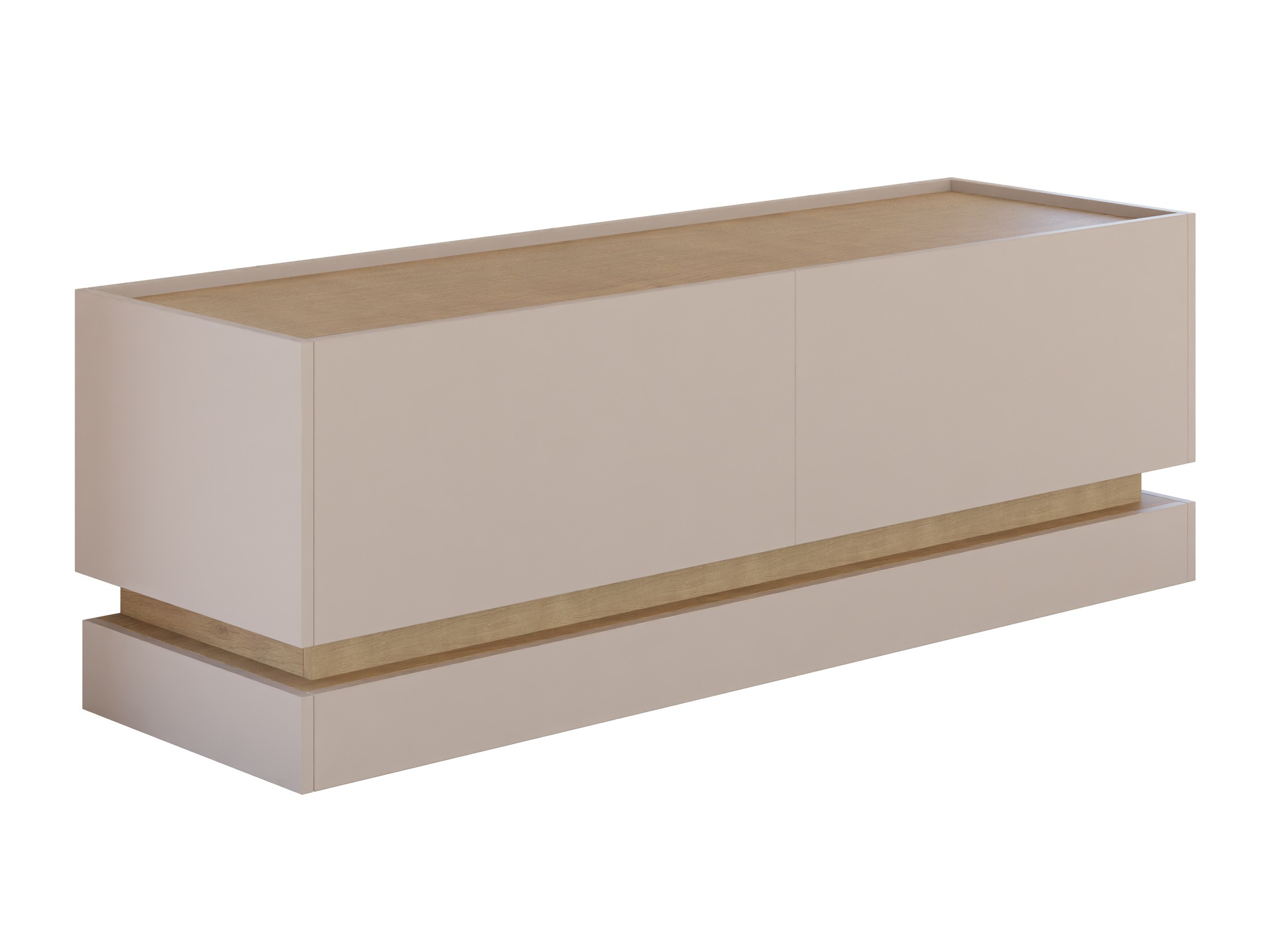 TV galds Comfivo Tilia I (Gaiši brūns + Ozols)