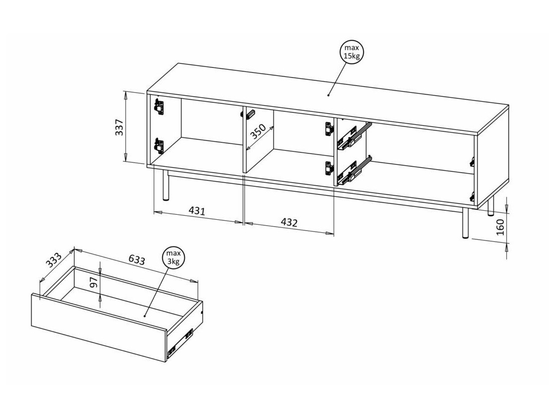 Viesistabas komplekts Avimera 106 (Nav)
