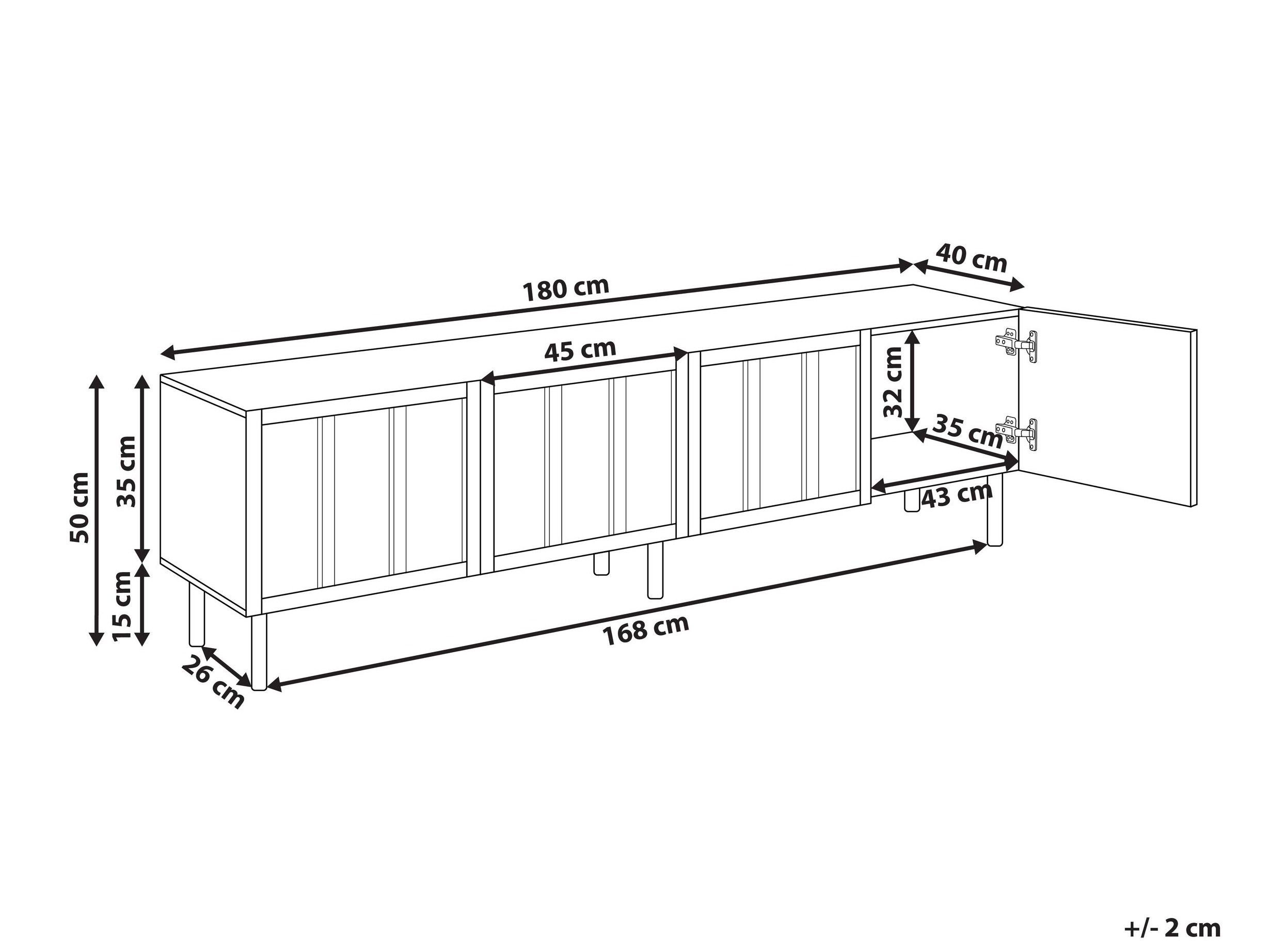 TV galds Berwyn 3059