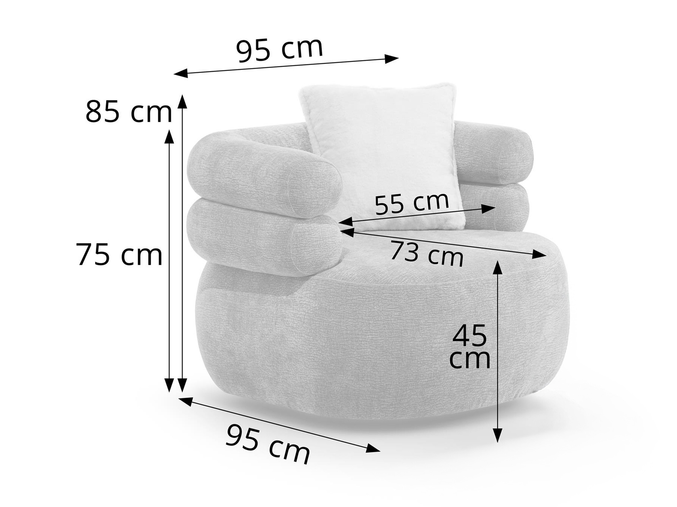 Krēsls Margate 140 (Dress me 15)