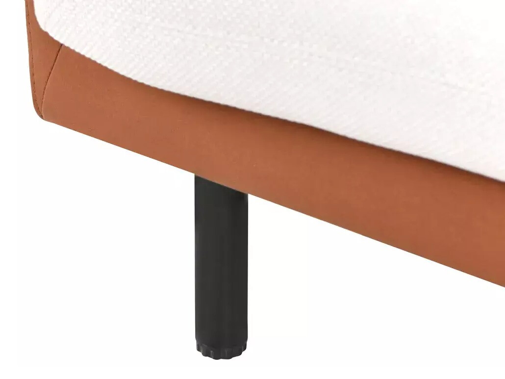 Mīksto mēbeļu komplekts Berwyn 3085 (Balts + Brūns)