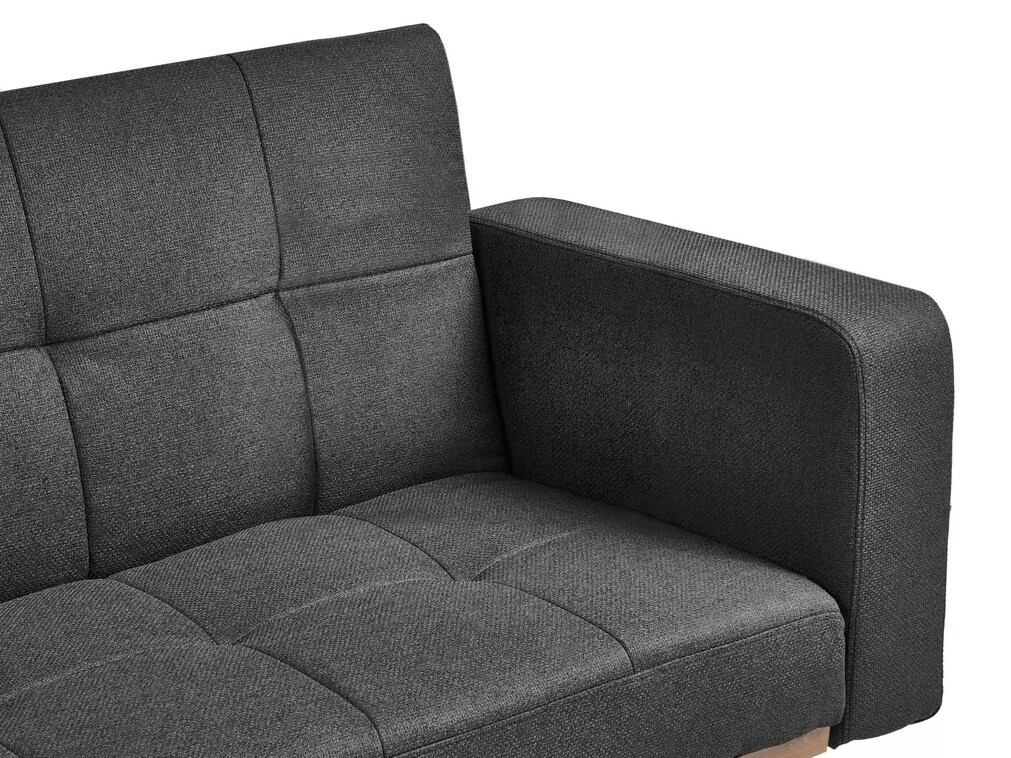 Dīvāns gulta Berwyn 3123 (Melns)