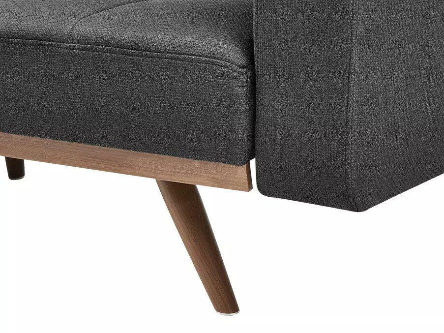 Dīvāns gulta Berwyn 3123 (Melns)