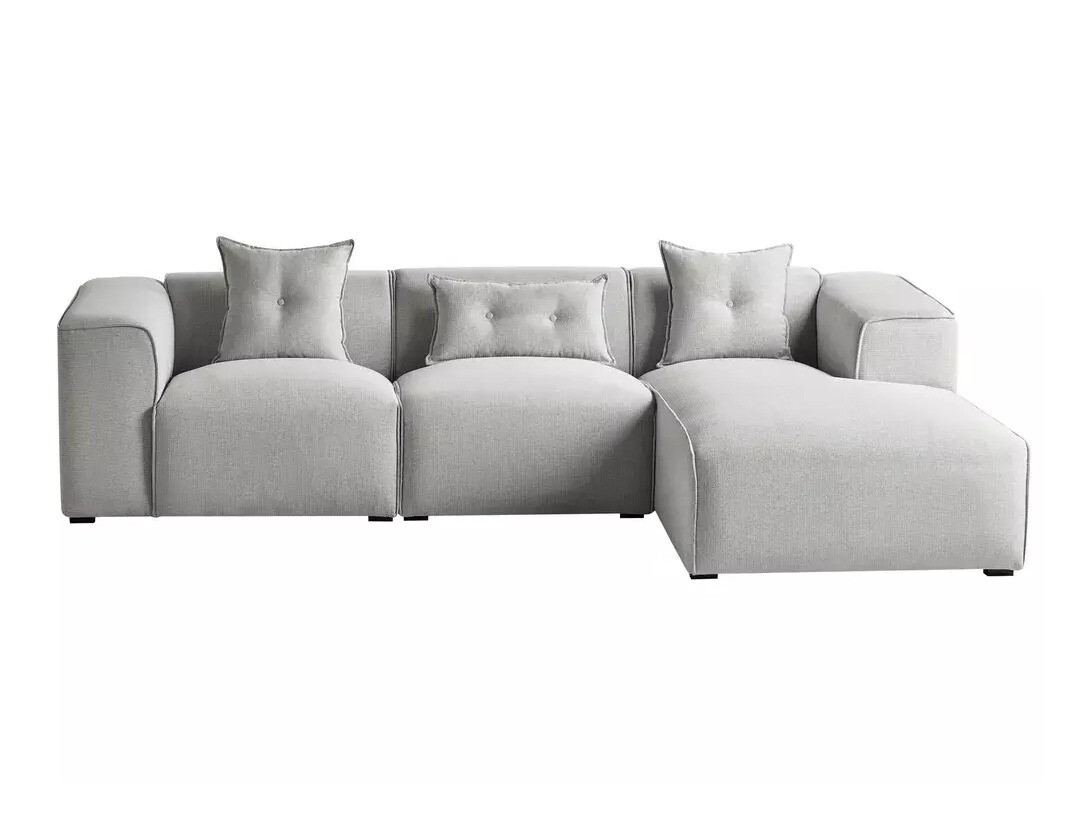 Stūra dīvāns Berwyn 1311 (Gaiši pelēks)