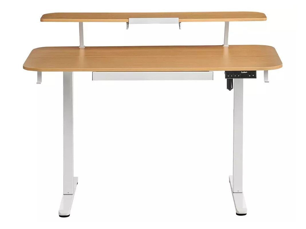 Rakstāmgalds ar regulējamu augstumu Berwyn 3128 (Balts + Gaišs koks)