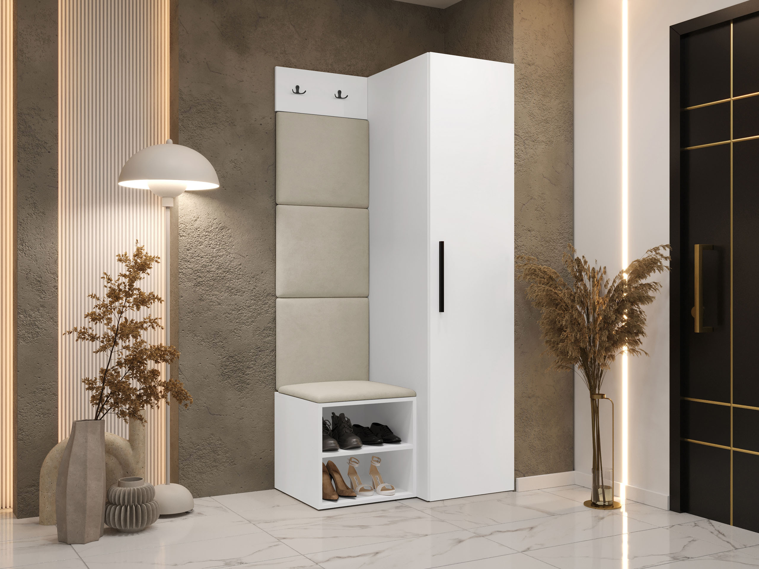 Priekšnama komplekts Hartford 524 (Balts)