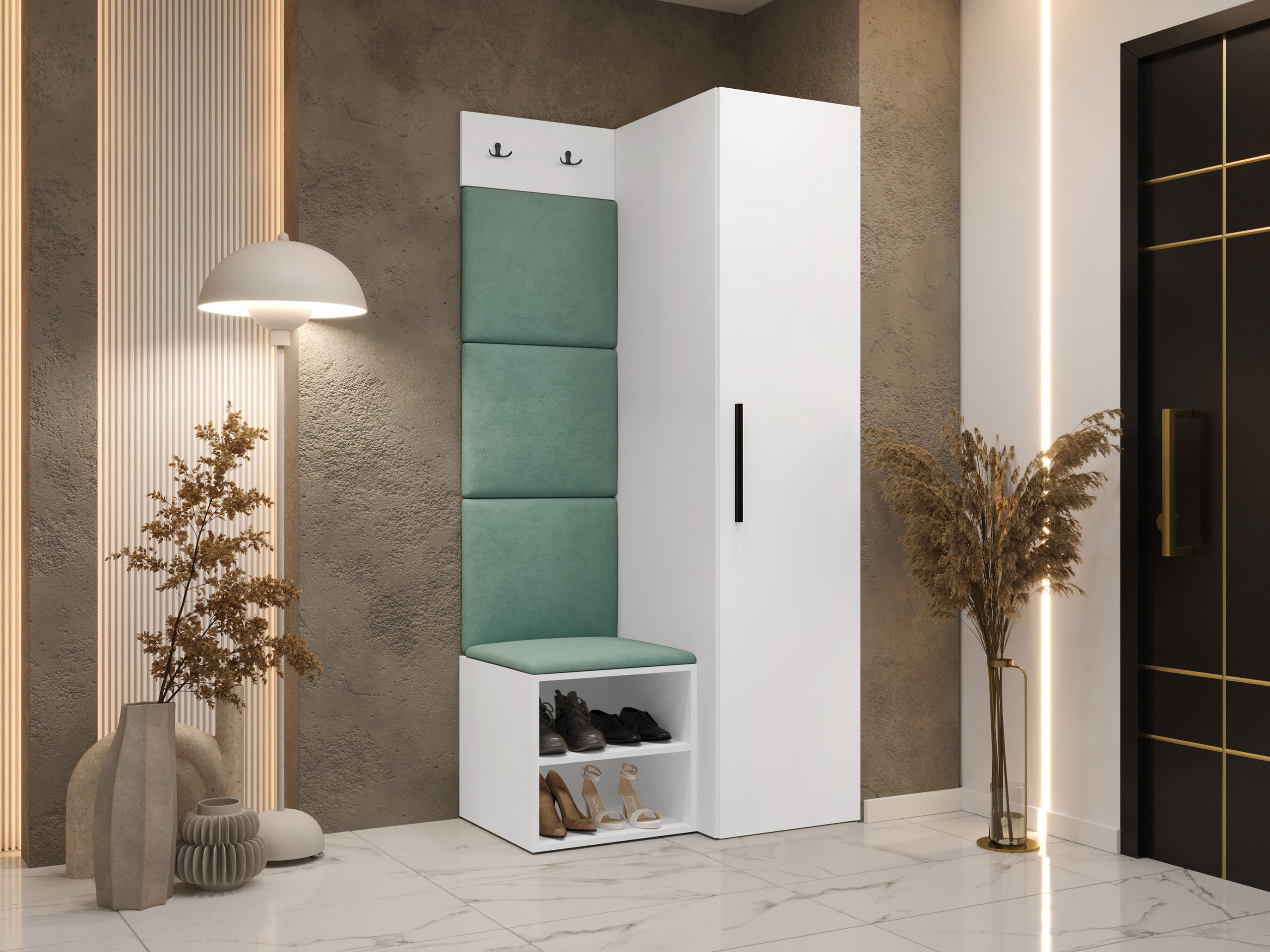 Priekšnama komplekts Hartford 524 (Balts)