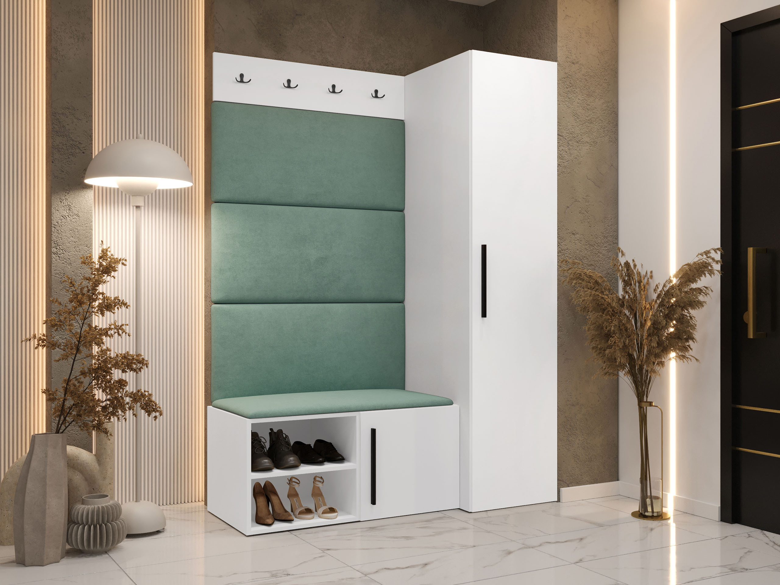 Priekšnama komplekts Hartford 525 (Balts)