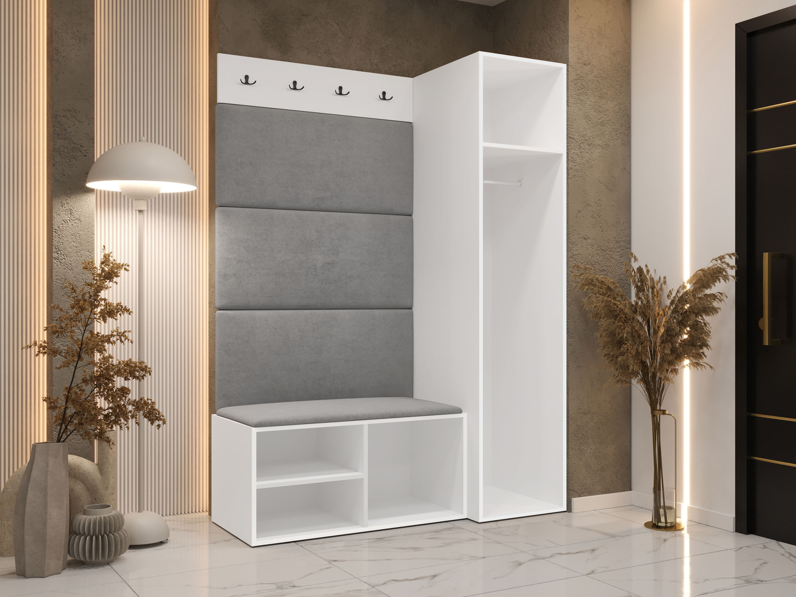 Priekšnama komplekts Hartford 525 (Balts)