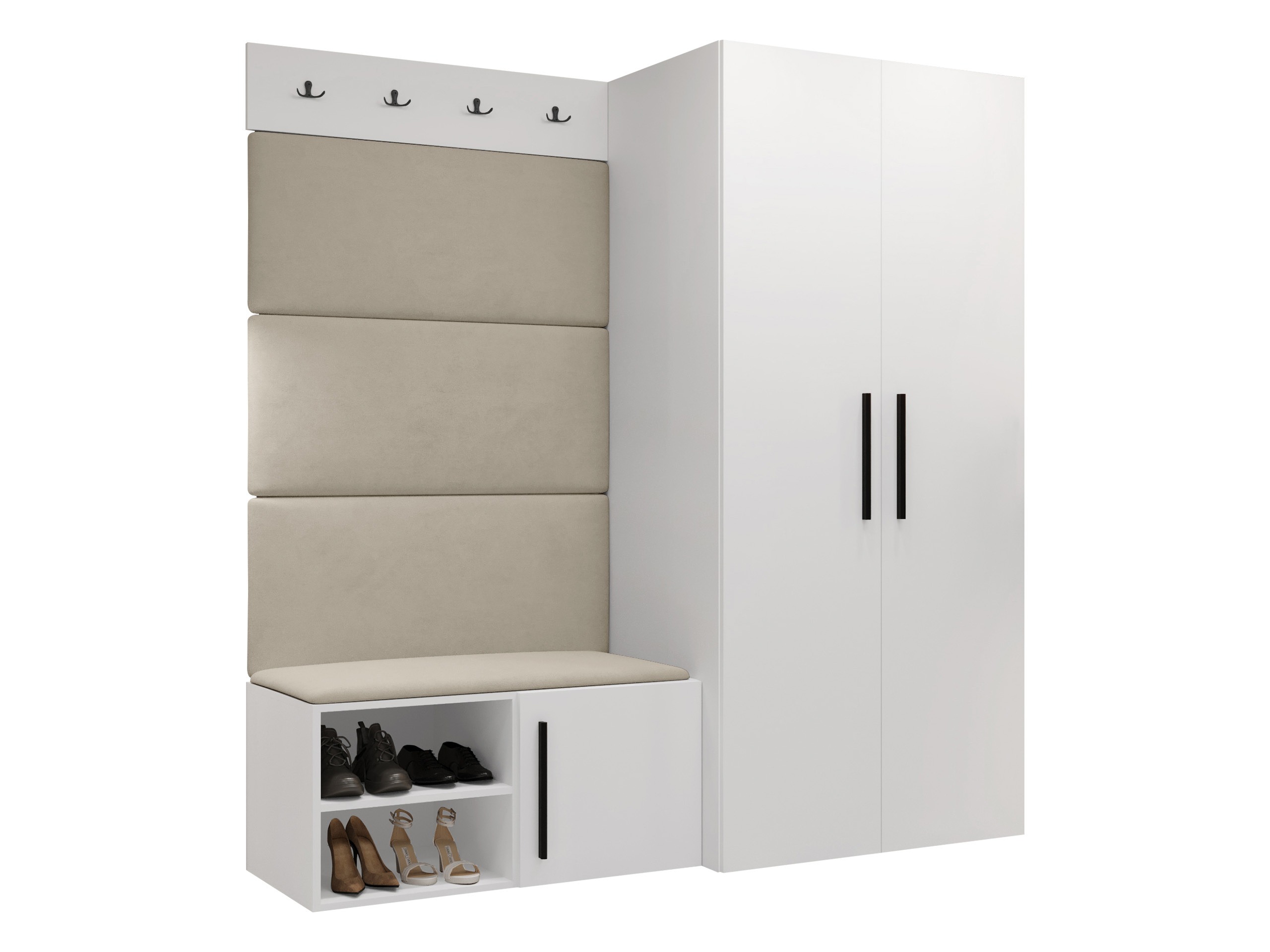 Priekšnama komplekts Hartford 526 (Balts)