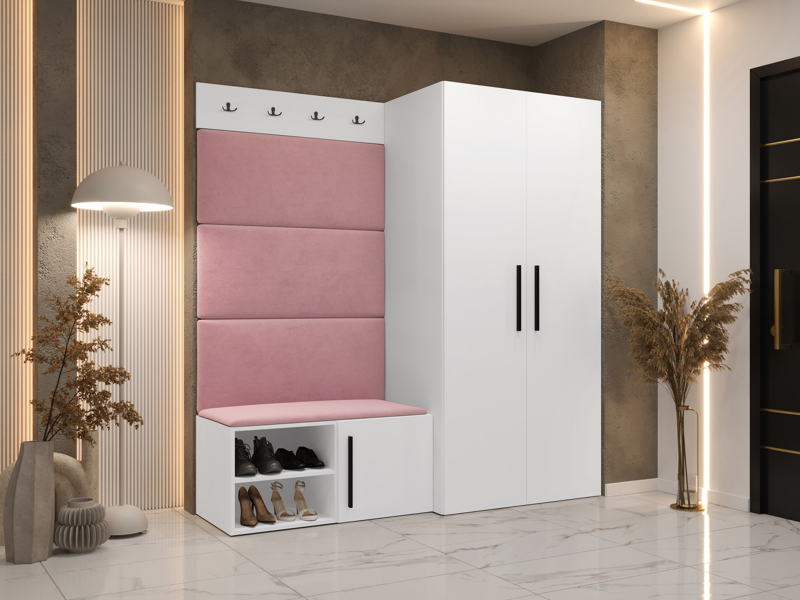 Priekšnama komplekts Hartford 526 (Balts)