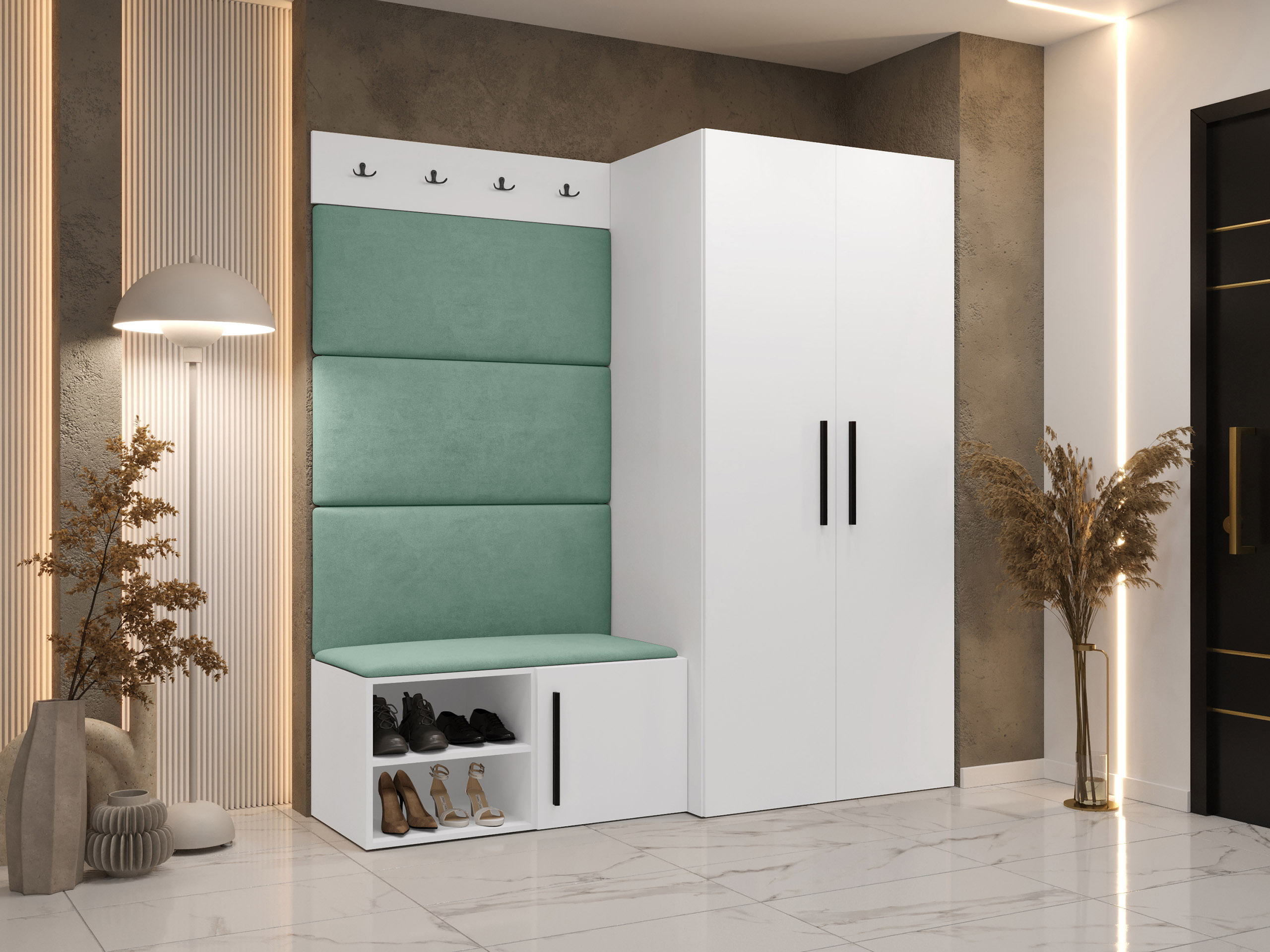 Priekšnama komplekts Hartford 526 (Balts)