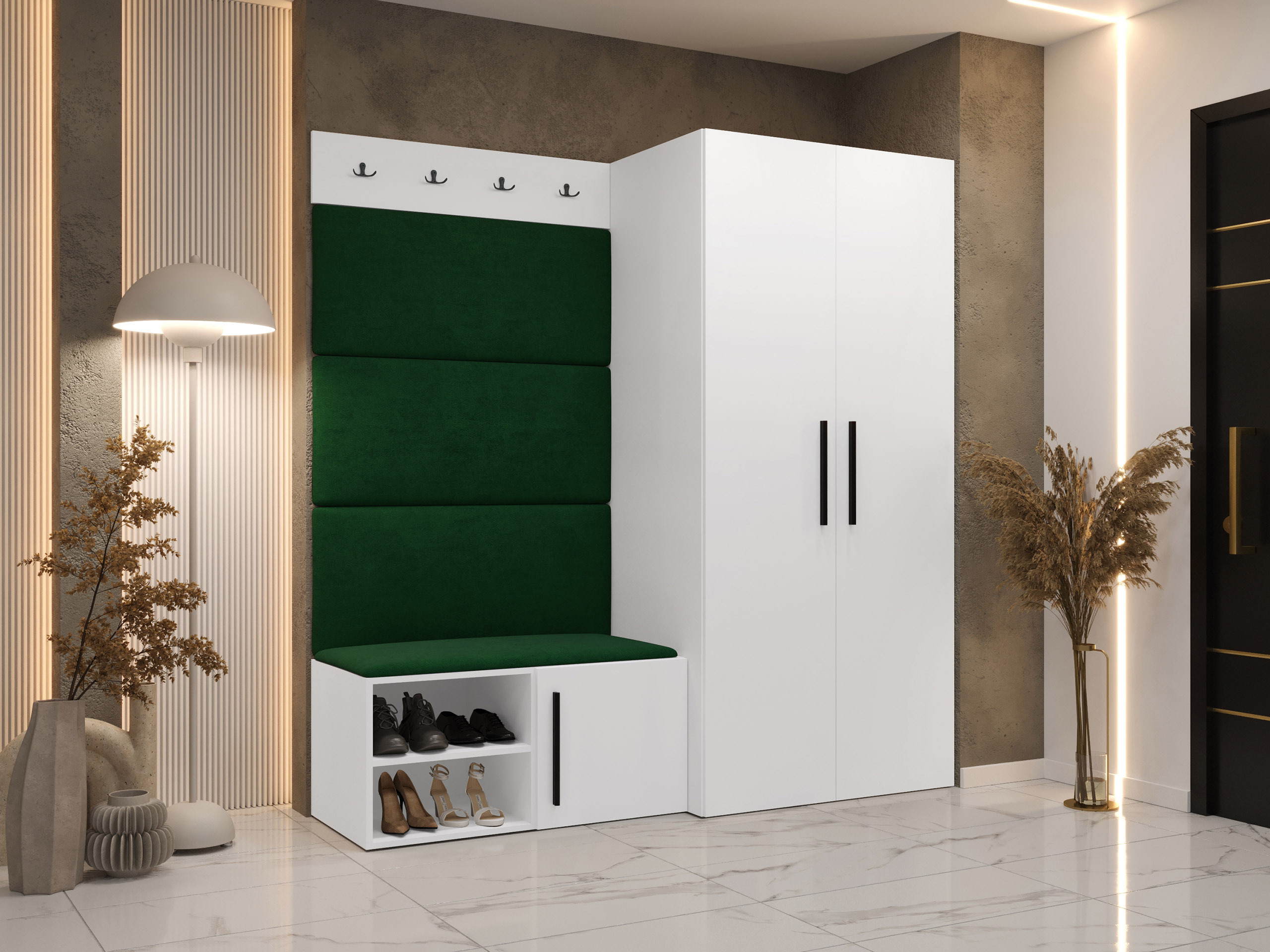 Priekšnama komplekts Hartford 526 (Balts)