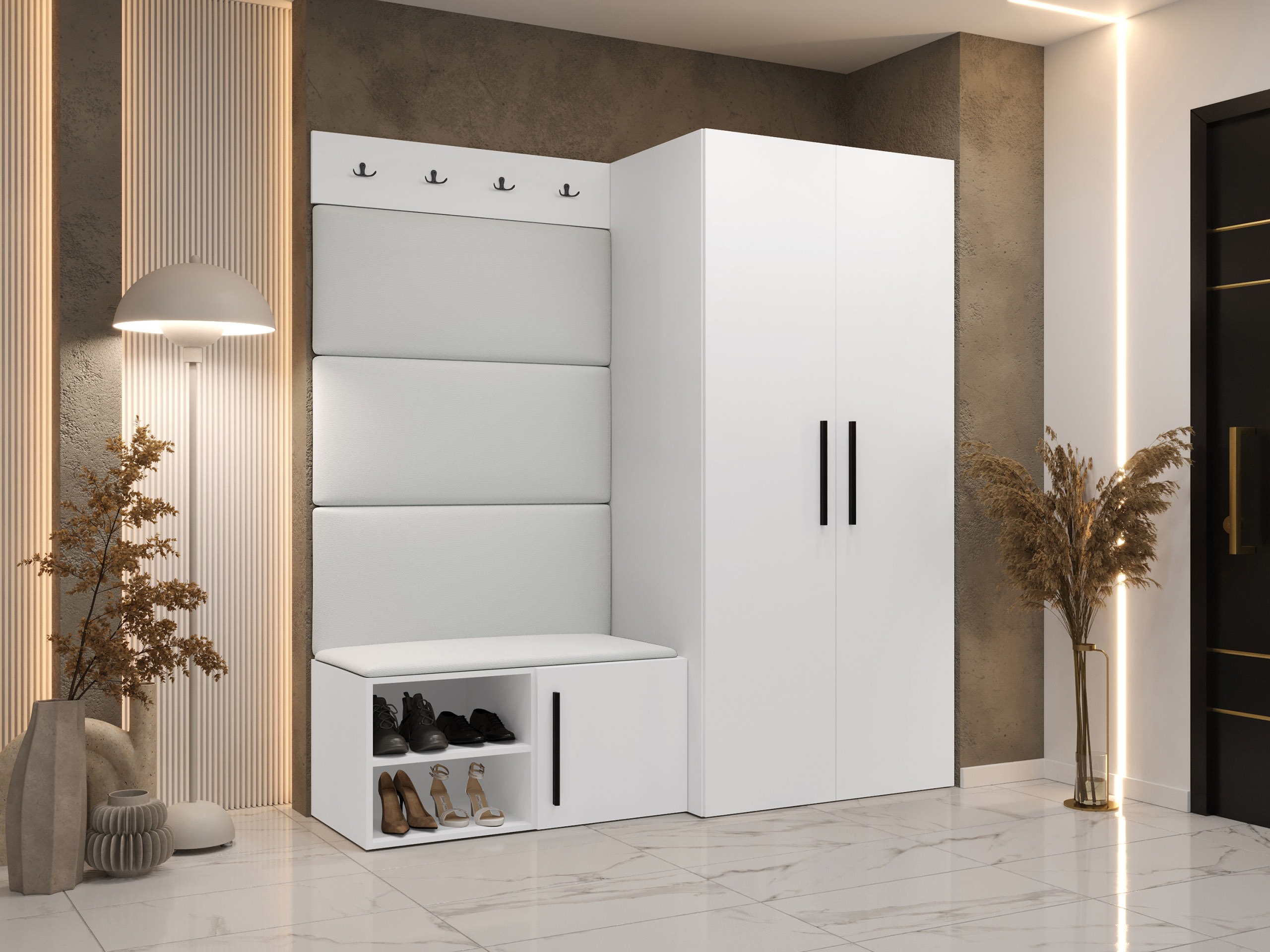 Priekšnama komplekts Hartford 526 (Balts)