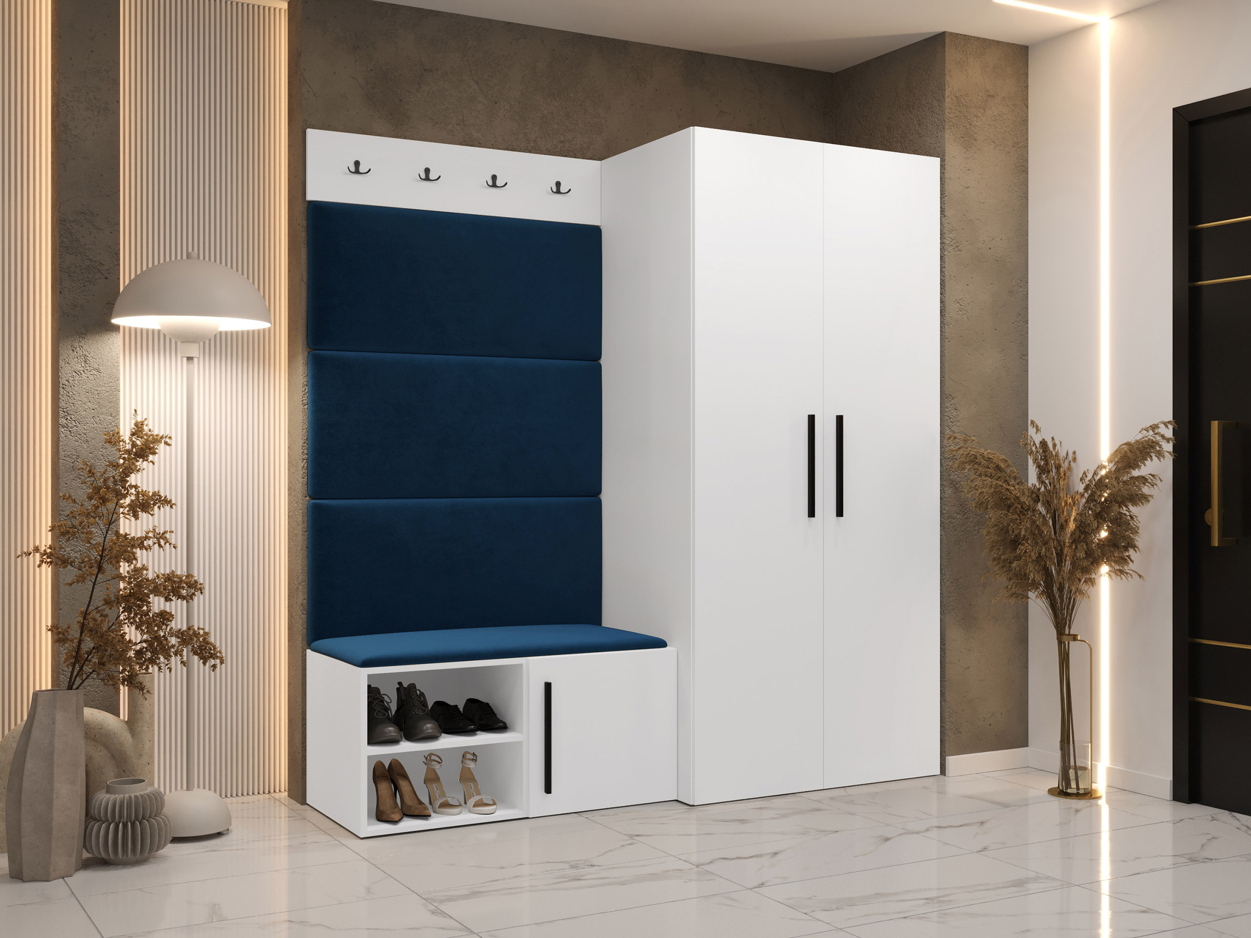 Priekšnama komplekts Nitos I (Balts)