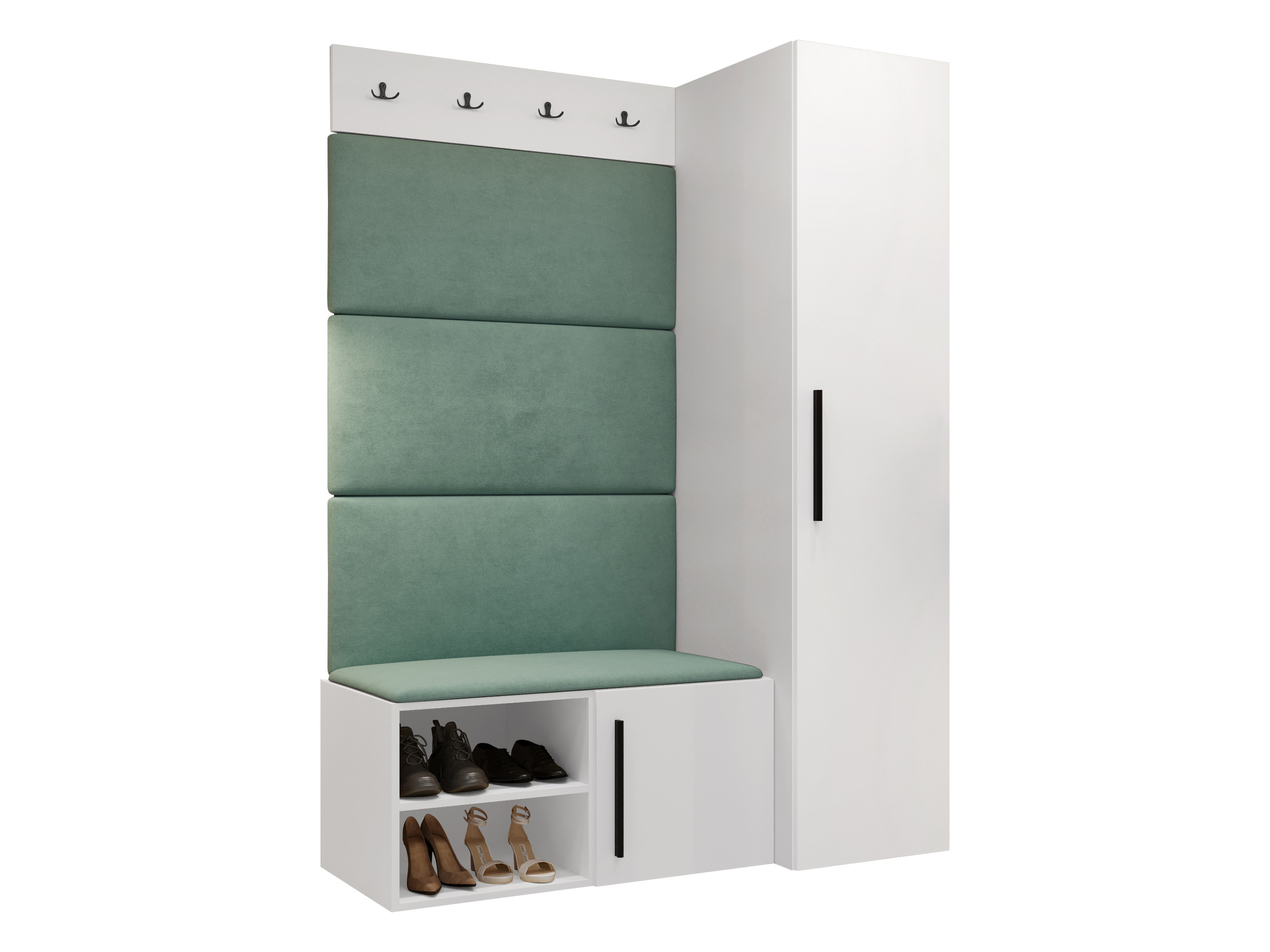 Priekšnama komplekts Nitos II (Balts)